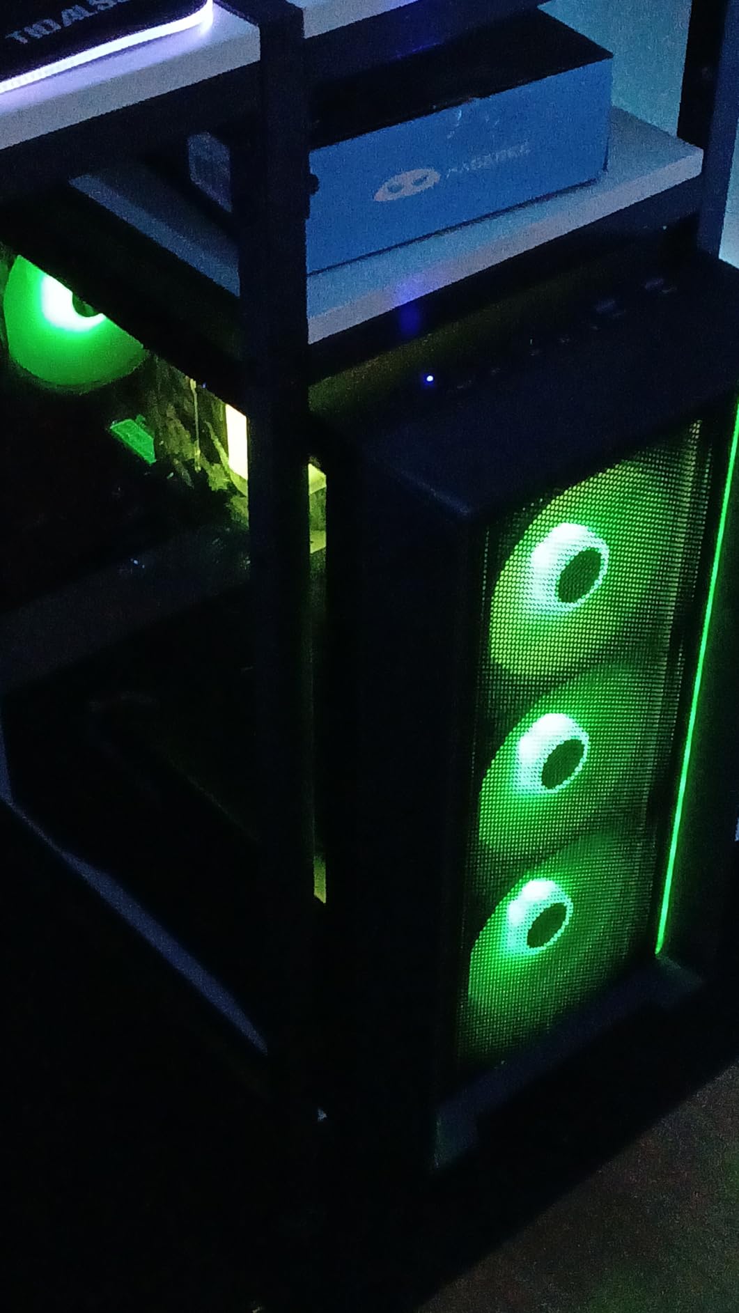 Skytech Nebula Gaming PC Desktop, Ryzen 5 5500 3.6 GHz (4.2GHz Turbo Boost), NVIDIA RTX 4060 8GB GDDR6X, 1TB SSD, 16GB DDR4 RAM 3200, 650W Gold PSU, Wi-Fi, Win 11 Home customer photo 1