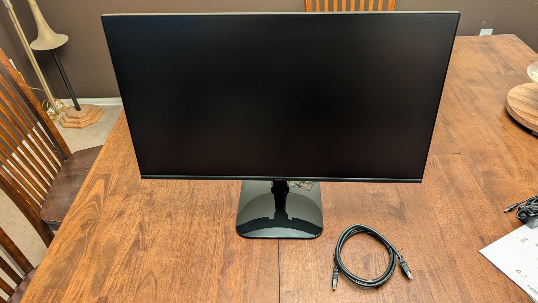 Acer 27in FHD 1920x1080 IPS 120Hz Office Monitor KB272 G0bi | 1ms, AdaptiveSync (FreeSync Compatible), sRGB 99%, HDMI, VGA, VESA Mountable, Bluelight Filter, Flickerless Technology customer photo 1