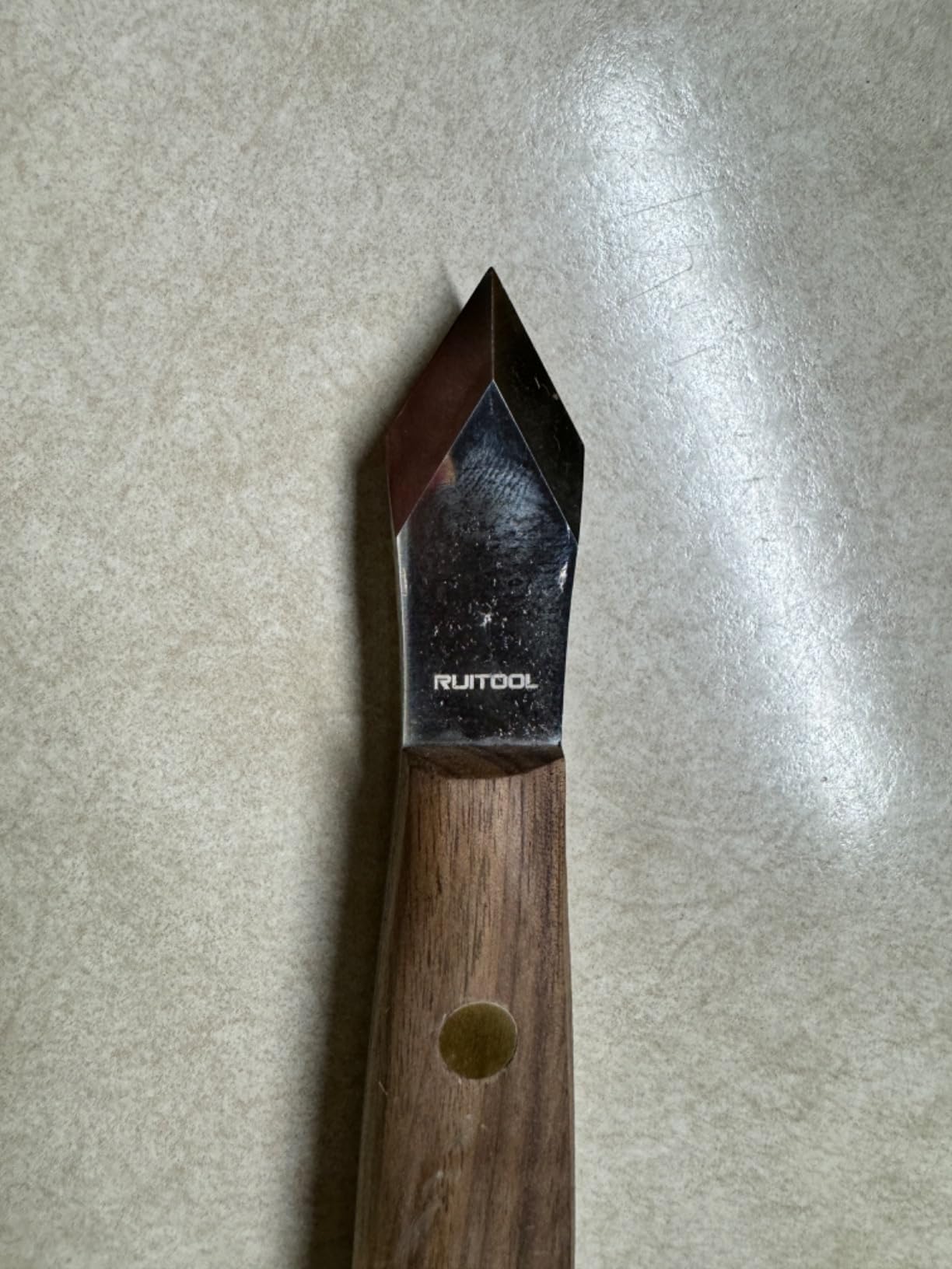 RUITOOL Woodworking Marking Knife, Double-Bevel Blade with Leather Sheath customer photo 2