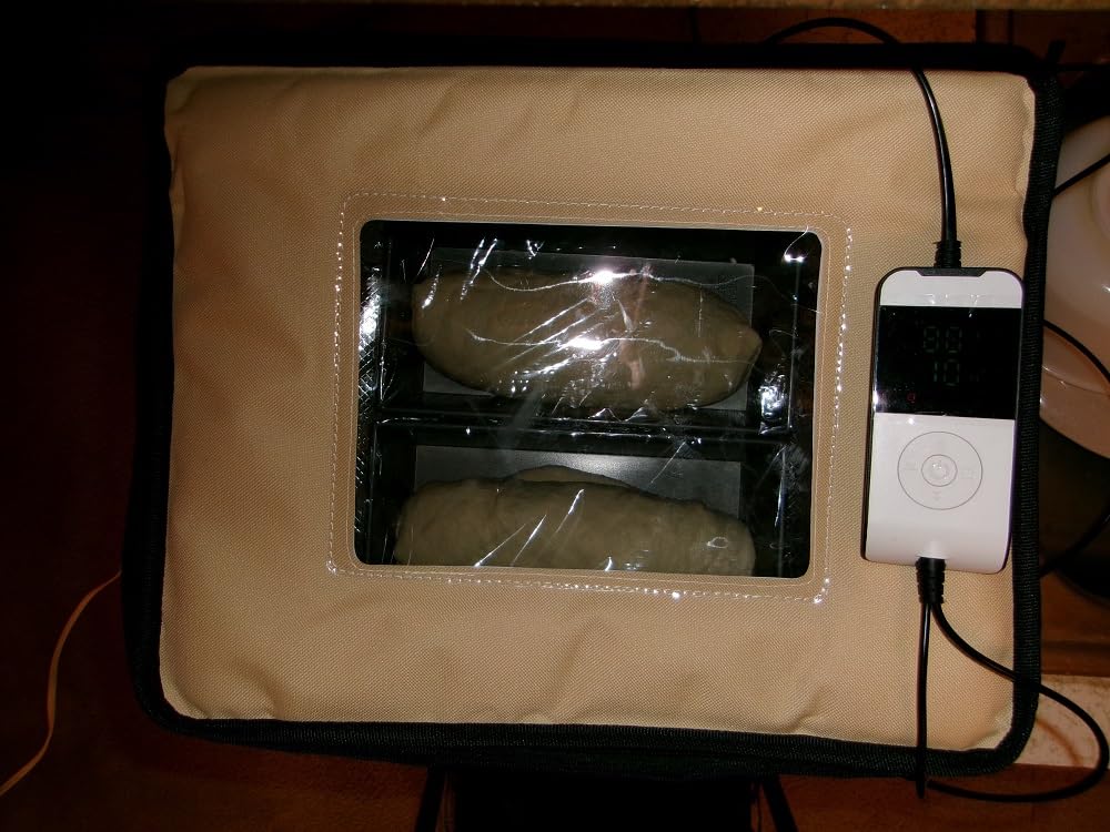 Bread Proofer Warming Box with Temperature Timer Control Metal Rack customer photo 2