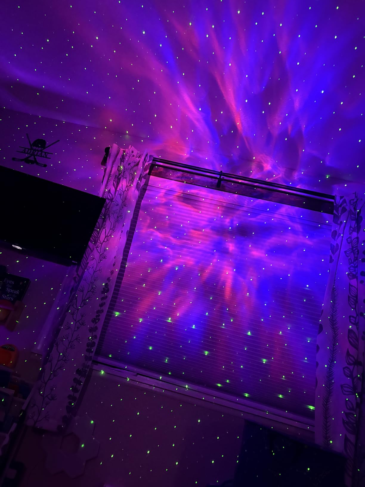 Galaxy Projector, Star Projector for Bedroom, Night Lights for Kids Room, Bluetooth Speaker Ceiling Projector for Room Decor, Gifts for Christmas, Girls, Boys, Adults, Birthday customer photo 1