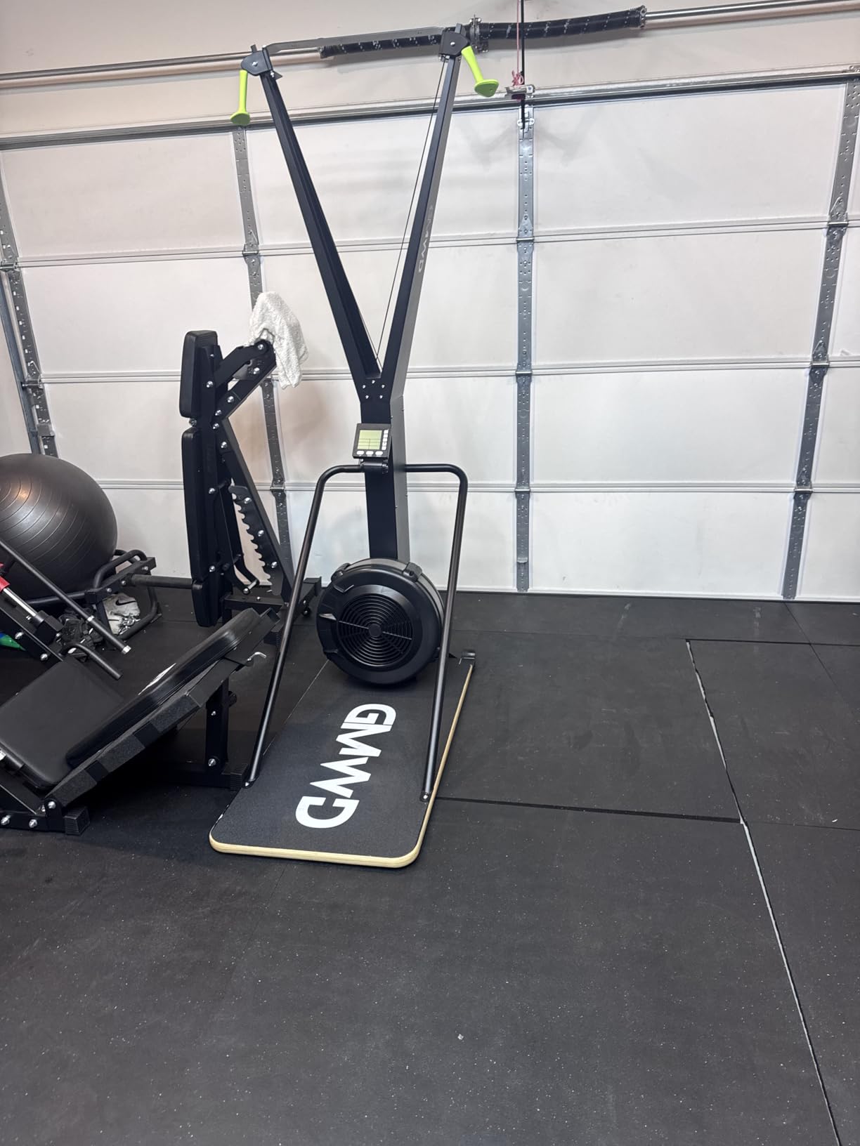Ski Exercise Machine, GMWD Ski Equipment Indoor Aerobic Wind Resistance Machine, Indoor Strength Training Home Gym Equipment customer photo 1