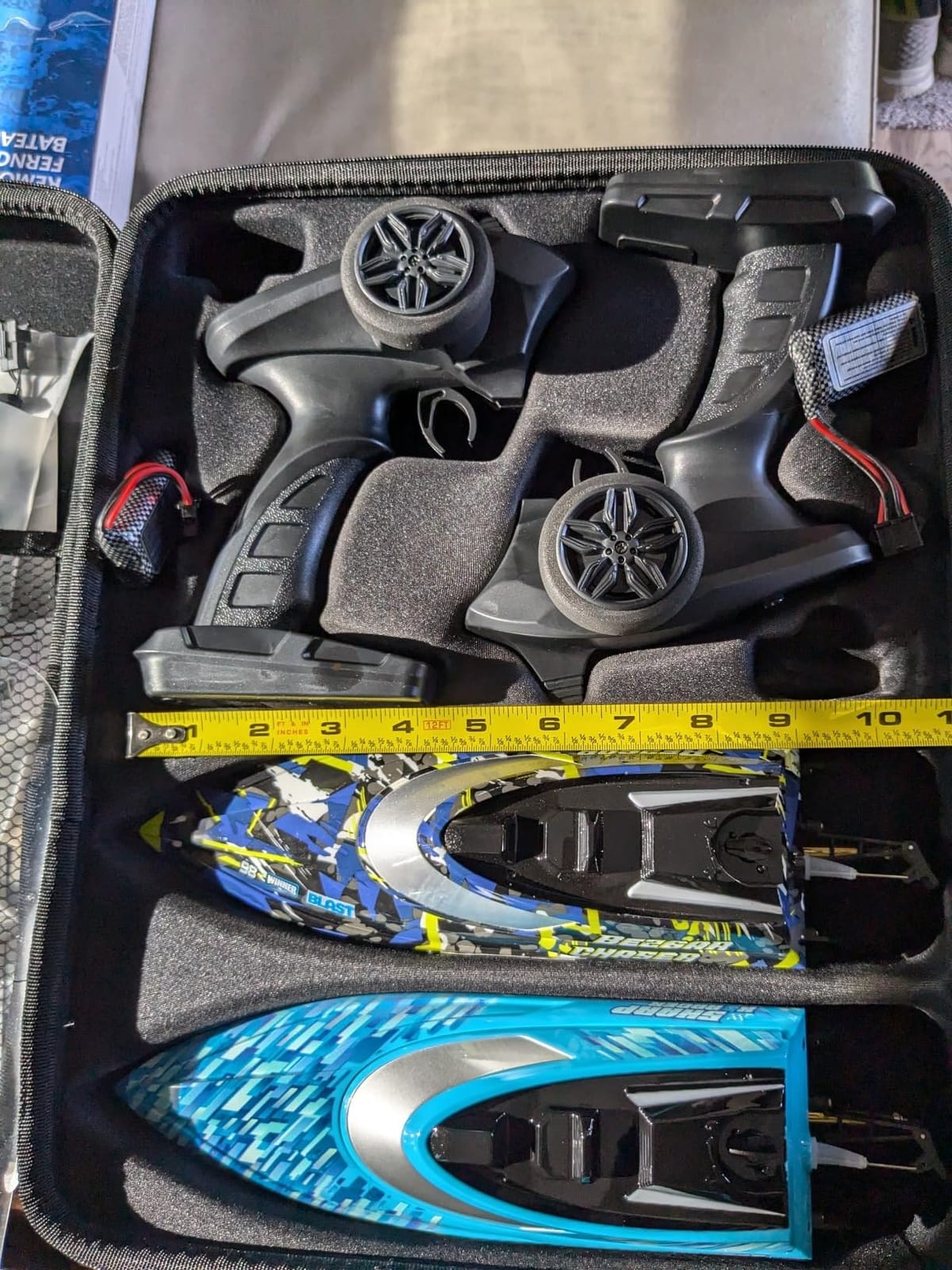 BEZGAR TX2P1,2 Packs 30 KPH RC Boats with Suitcase for Kids customer photo 2