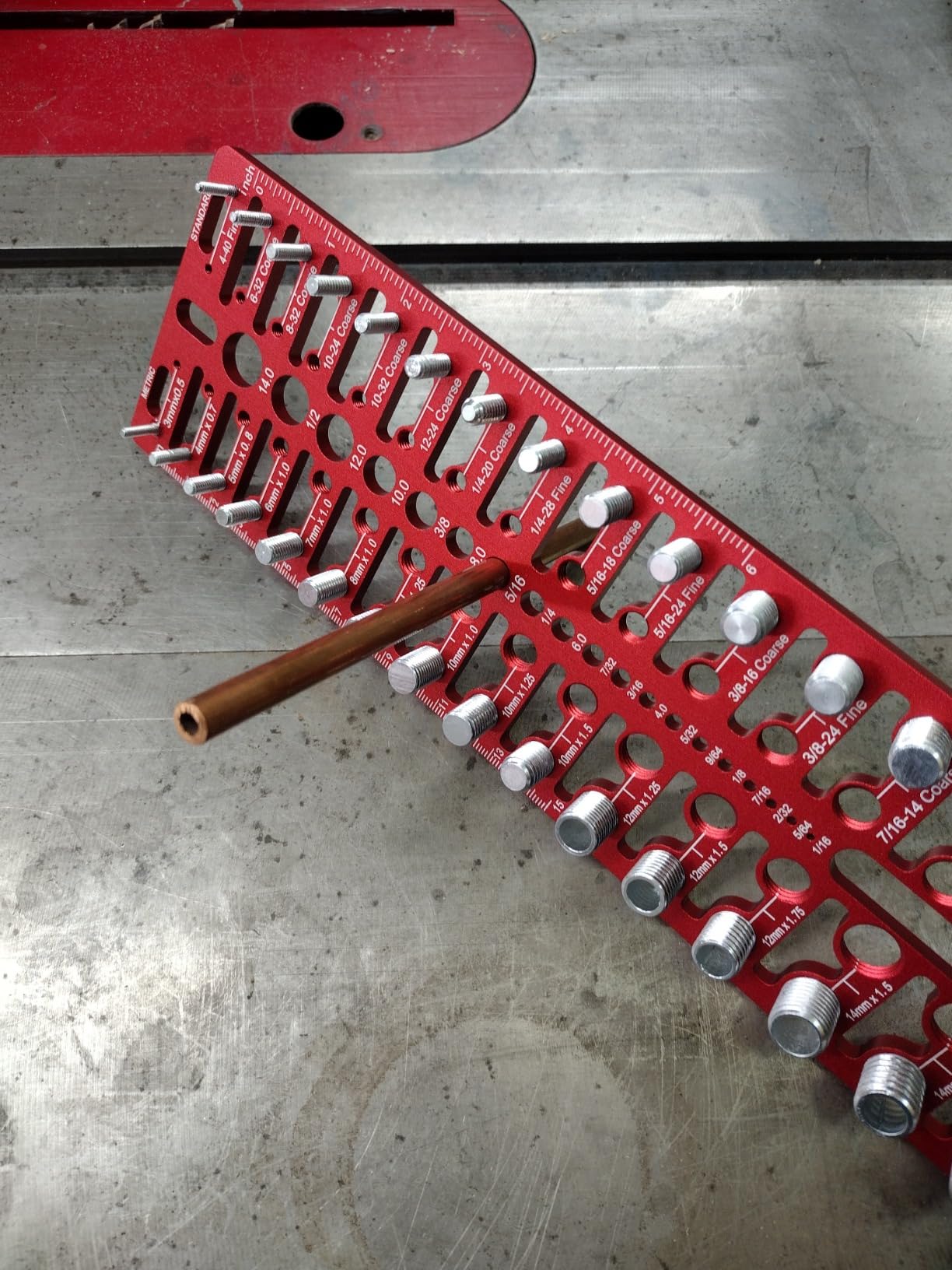 57 Nut and Bolt Thread Checker with 21 Standard &17 Metric &19 Drill Gauges customer photo 1