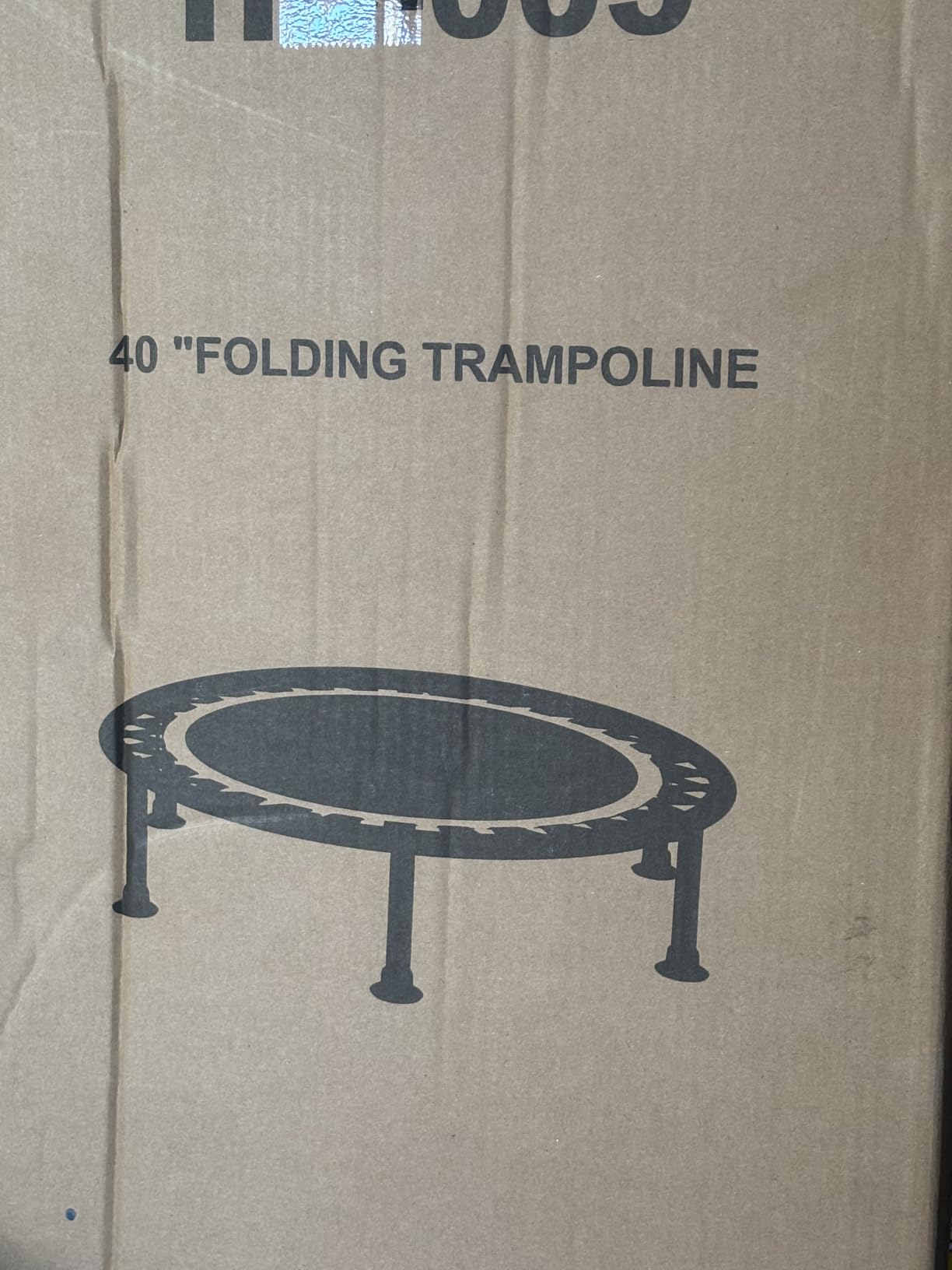 ZCMHAXJ Foldable Mini Trampoline, 36