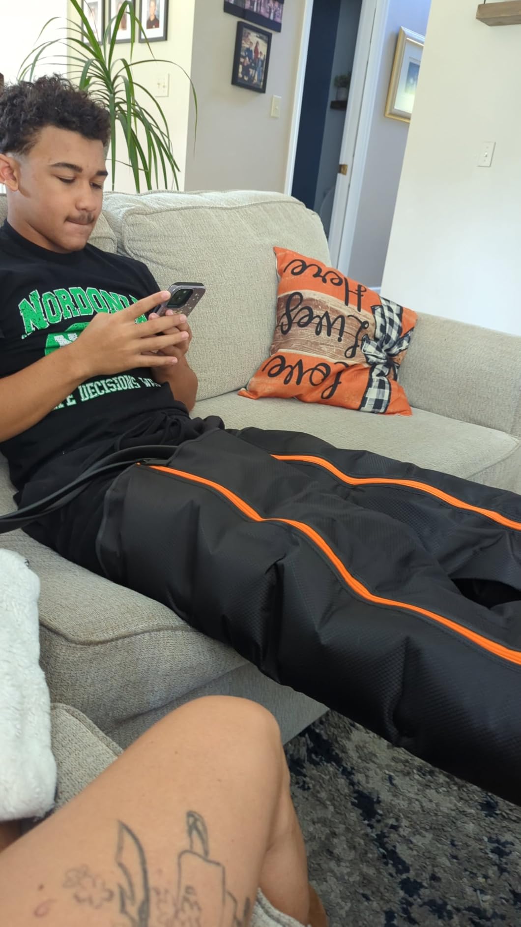 JZBRAIN Compression Boots, Full Leg Compression Massager for Circulation customer photo 2