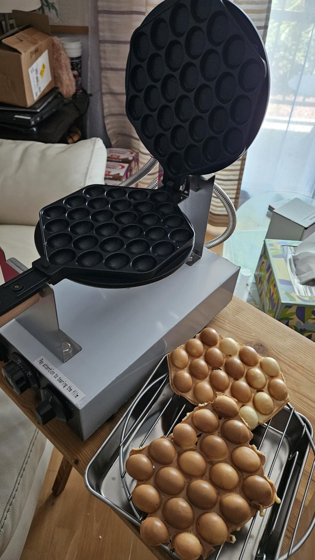 VEVOR Commercial Waffle Maker 1 Pc Cone, Electric Stainless Steel customer photo 2