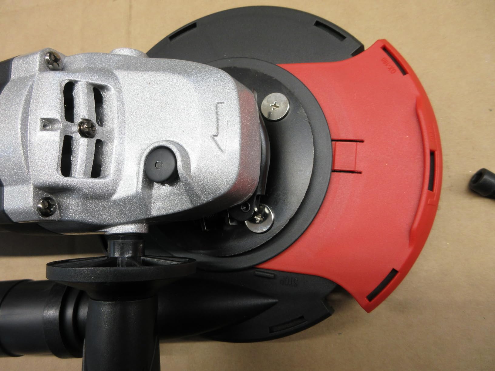 Antstone 7 Inch Concrete Grinder Set Concrete Surface Planer with Dust Extraction Shroud 1580W 3000RPM Angle Grinder Kit with Auxiliary Handles, Protective Guard, Diamond Grinding Wheel customer photo 2