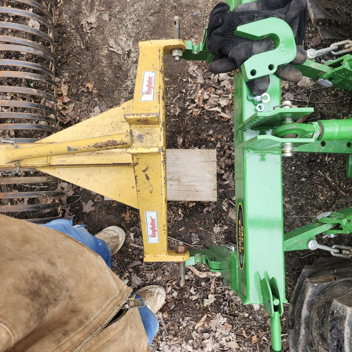 SpeeCo 3-Point Tractor Quick Hitch, Category 1, Orange customer photo 2