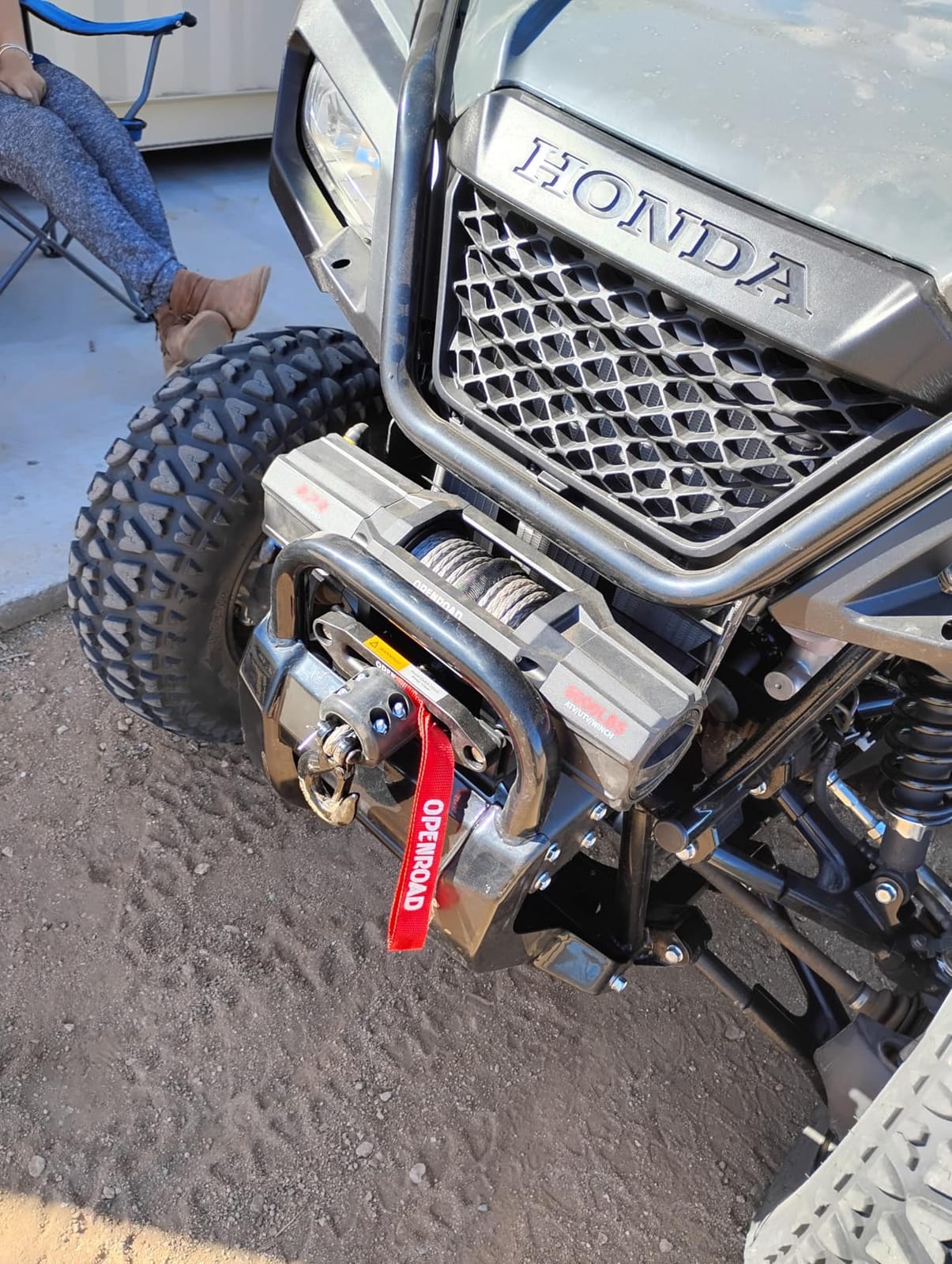 OPENROAD 12000 lbs Winch with Synthetic Rope and 2 Wireless Remotes -Panther Series 3S customer photo 2