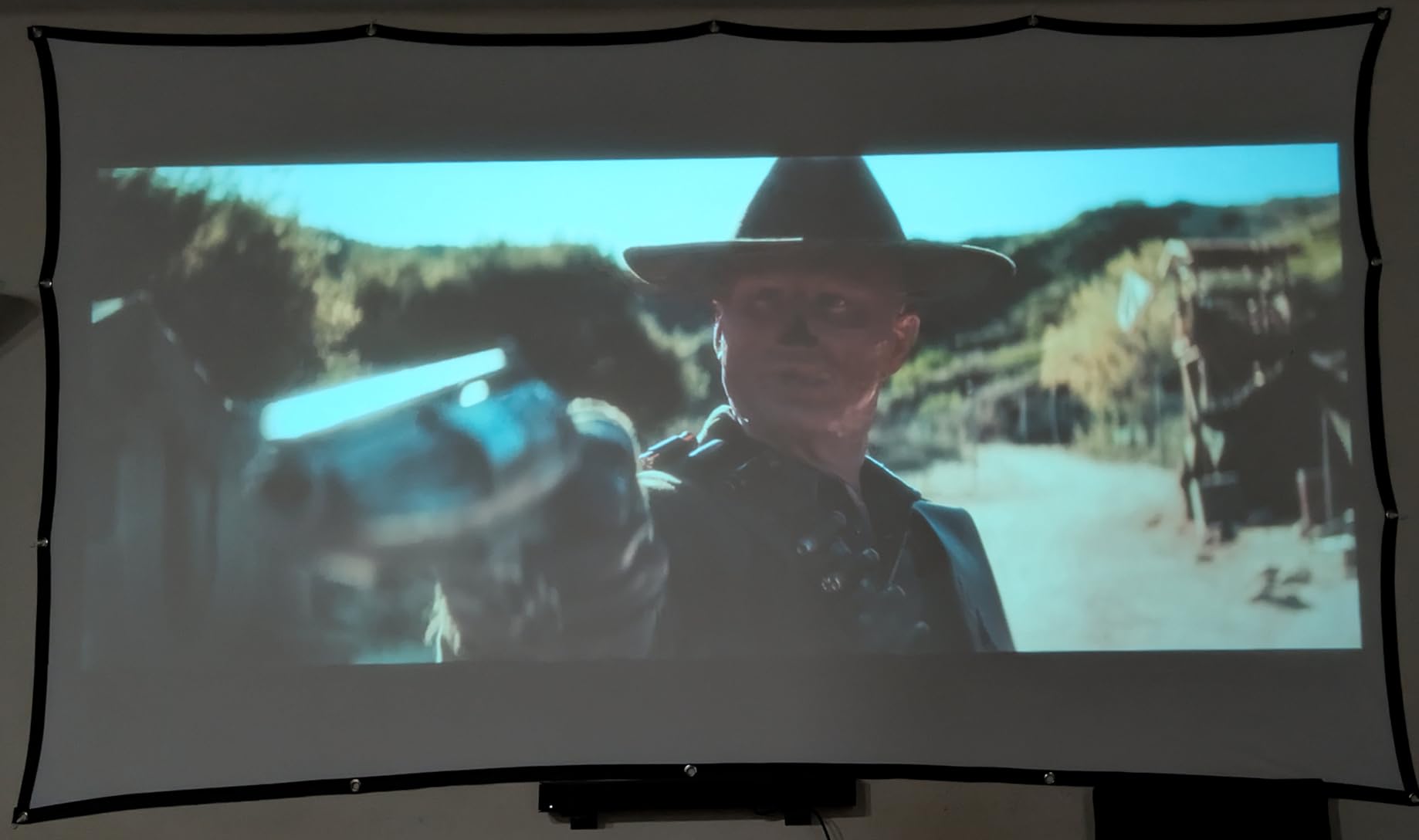HAPPRUN Official Licensed Google TV 4K Supported Outdoor Smart Projector, Google TV, 10K+ Apps, 4K Decoding, Dolby & AirPlay, Wi-Fi & Bluetooth, Outdoor Ready, Plug & Play, PS5 Compatible customer photo 1