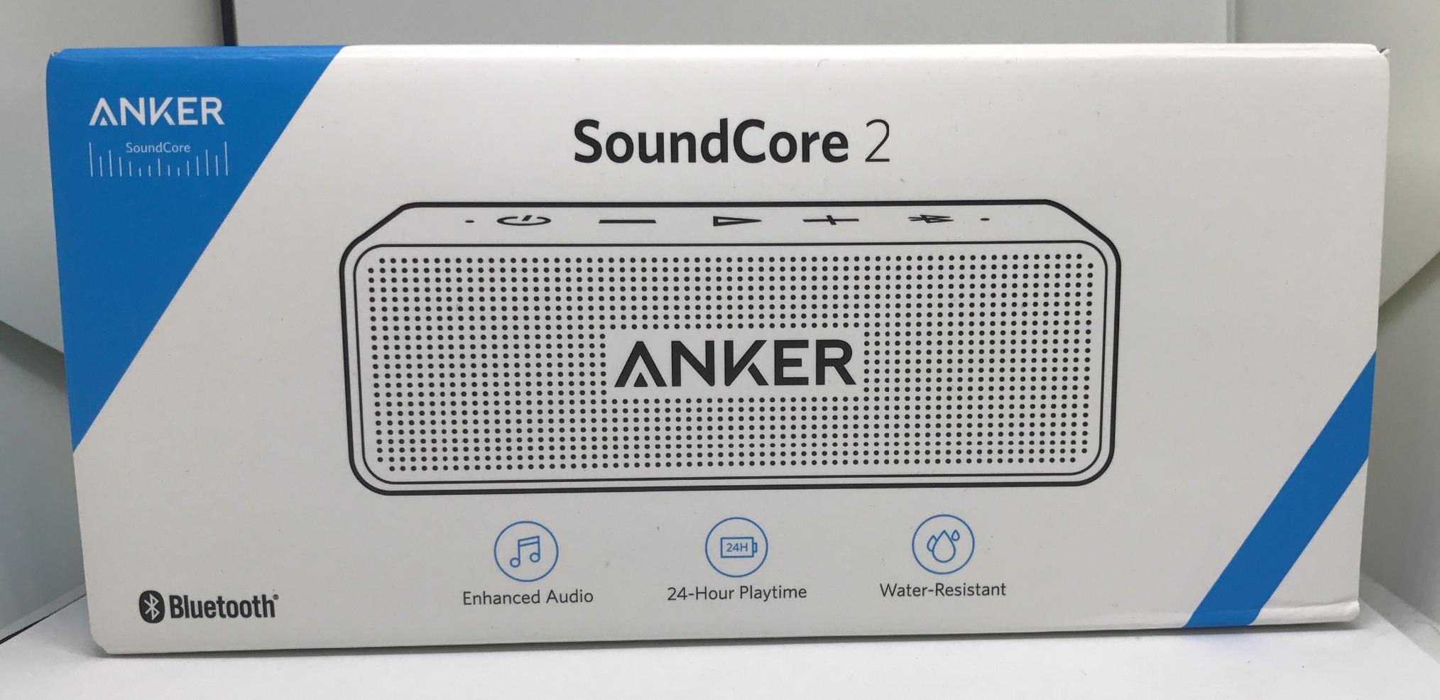 Soundcore Anker 2 Portable Bluetooth Speaker, Stereo Sound, IPX7 | BassUp, 24H Playtime, Bluetooth 6, Wireless Speaker for Home, Outdoors, Travel-Beige customer photo 1