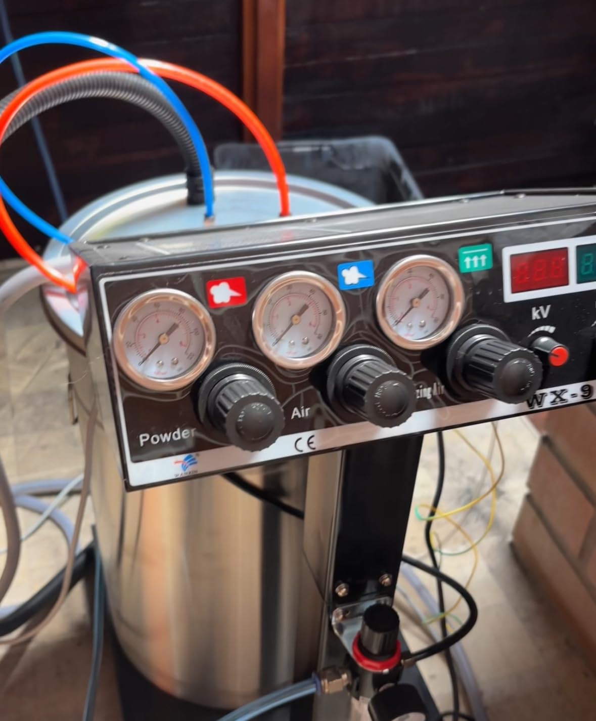 WX-958S Electrostatic Powder Coating Machine customer photo 1