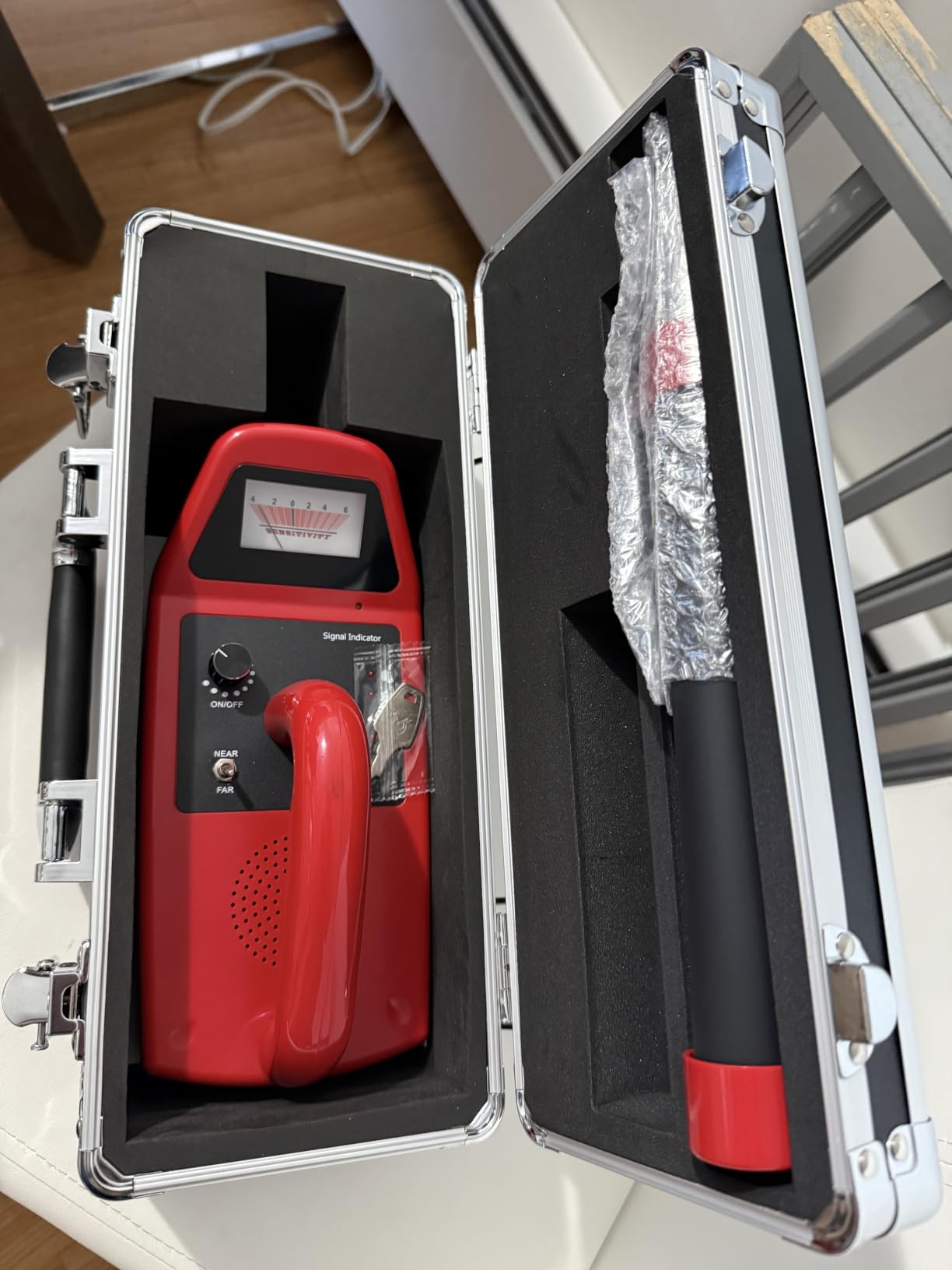 Sewer Camera with Locator,Self Leveling,164FT/7MM Cable,Retractable Handle,9''IPS Drain Inspection Camera with DVR, IP68 Plumbing Snake with 12 Lights for Home,Duct Pipe Inspection customer photo 1