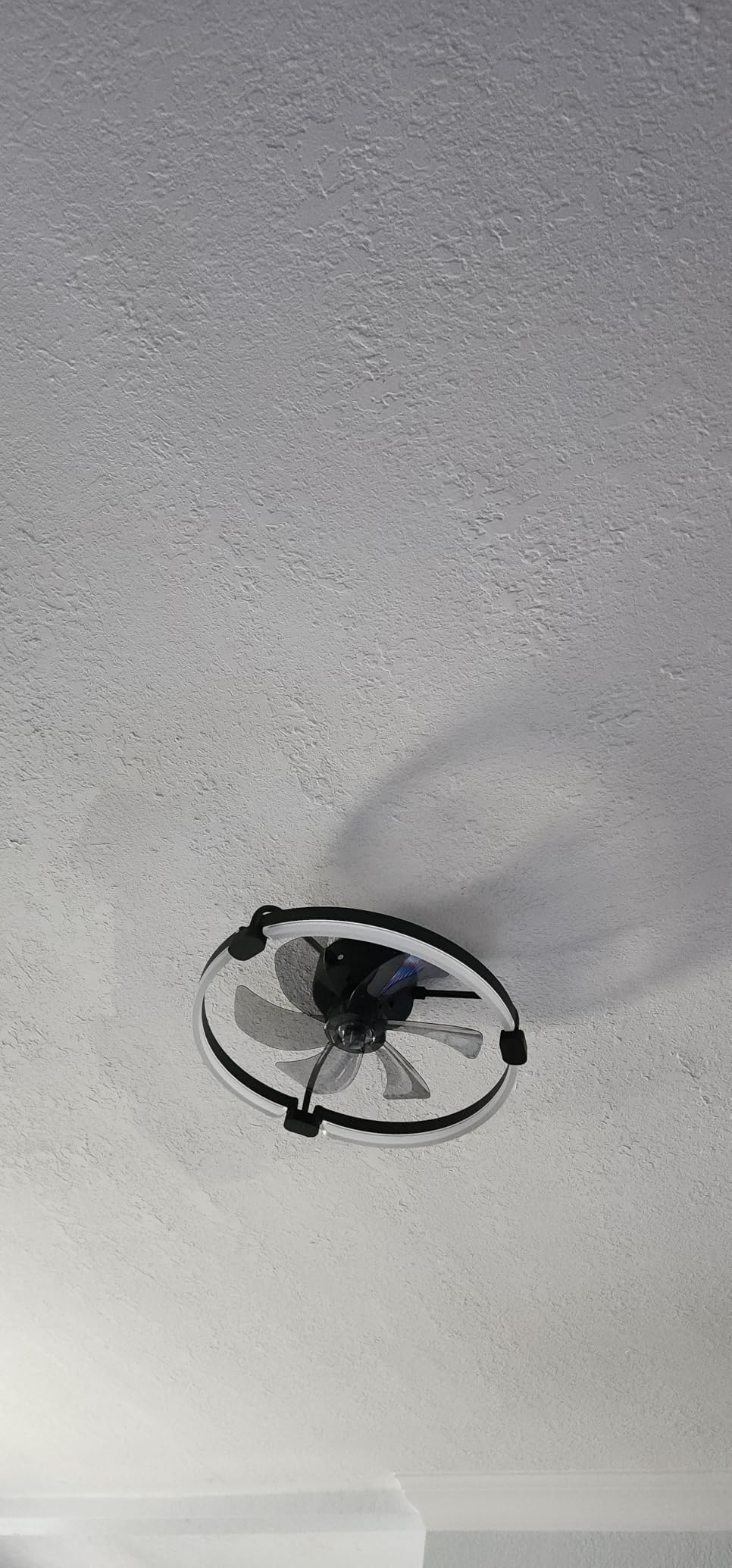 Ensenior 20 Inch Flush Mount Ceiling Fans with Lights, APP Control, Black | Quiet Reversible Motor, Night Light Mode, 6 Speeds, 3CCT, Dimmable, Low Profile, Remote, Memory Function, Timer, Bedroom customer photo 2