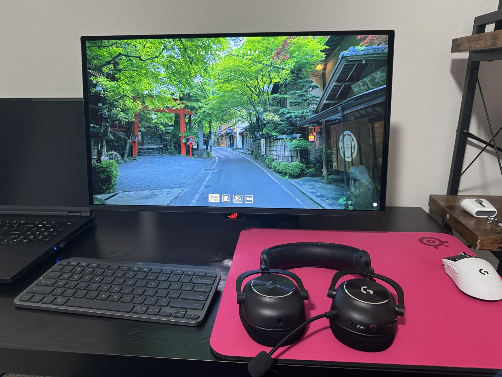 ASUS ROG PG27UCDM 27 Inch 4K 240Hz OLED Gaming Monitor QD-OLED | OLED Care Pro, Neo Proximity Sensor, Custom Heatsink, DisplayPort 2.1, G-SYNC Compatible, True 10-bit, for PS5 and Xbox customer photo 1