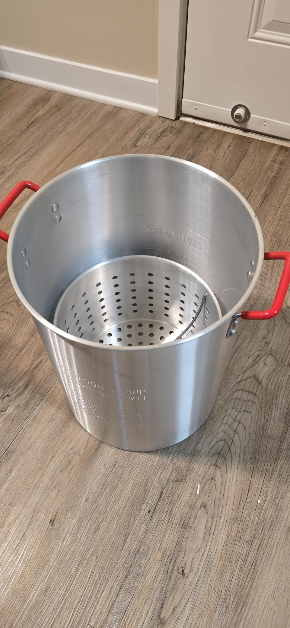 100QT Crawfish Boiler with Basket, 110,000 BTU Propane Jet Burner customer photo 1