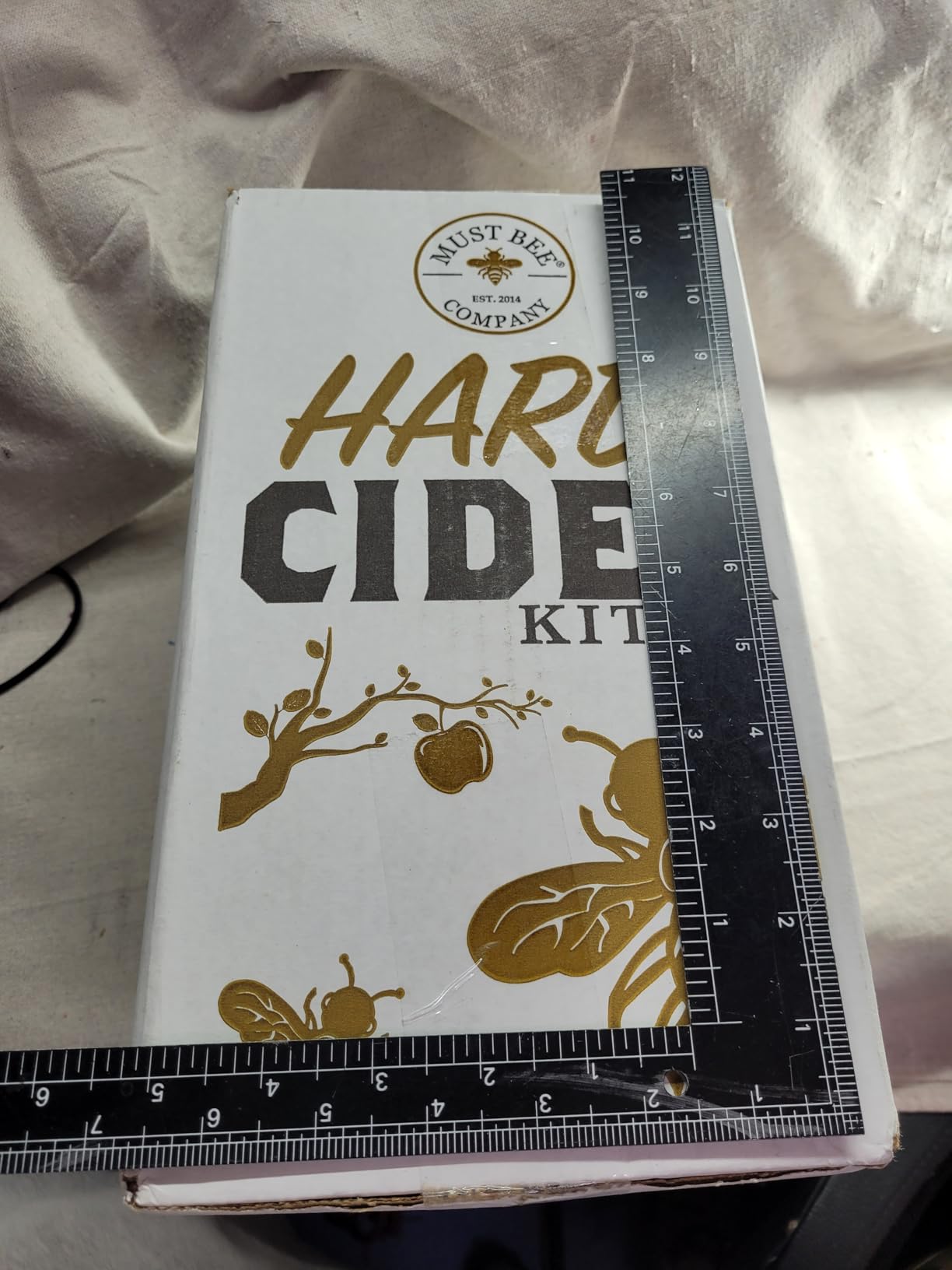 Hard Cider Making Kit - 1 Gallon Reusable Homebrew Set to Make Hard Apple Cider- Must Bee Company customer photo 2