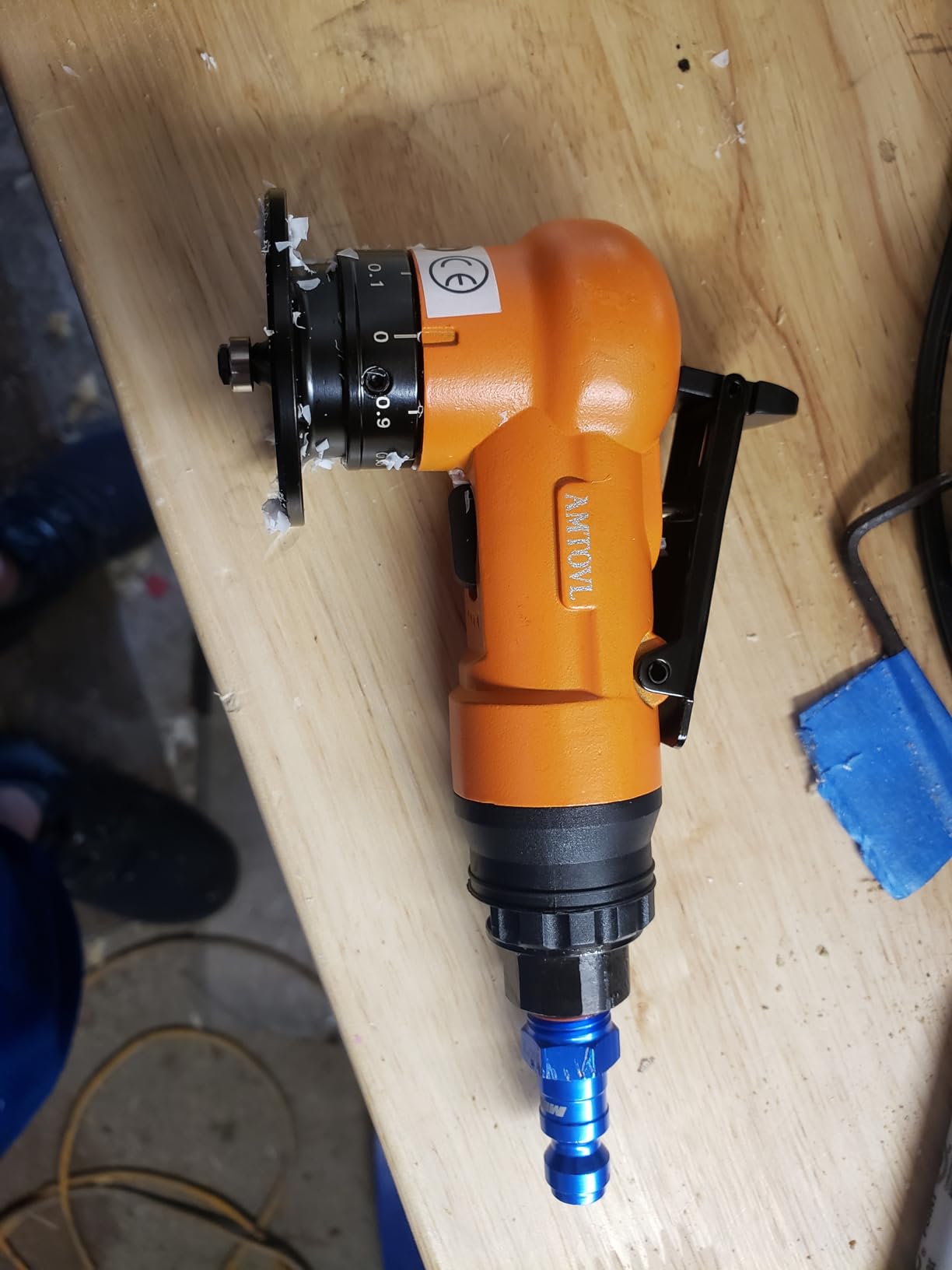AMTOVL Pneumatic Chamfering Tool, Mini Air Chamfer Tool W/ 10C & 10R Blades customer photo 1