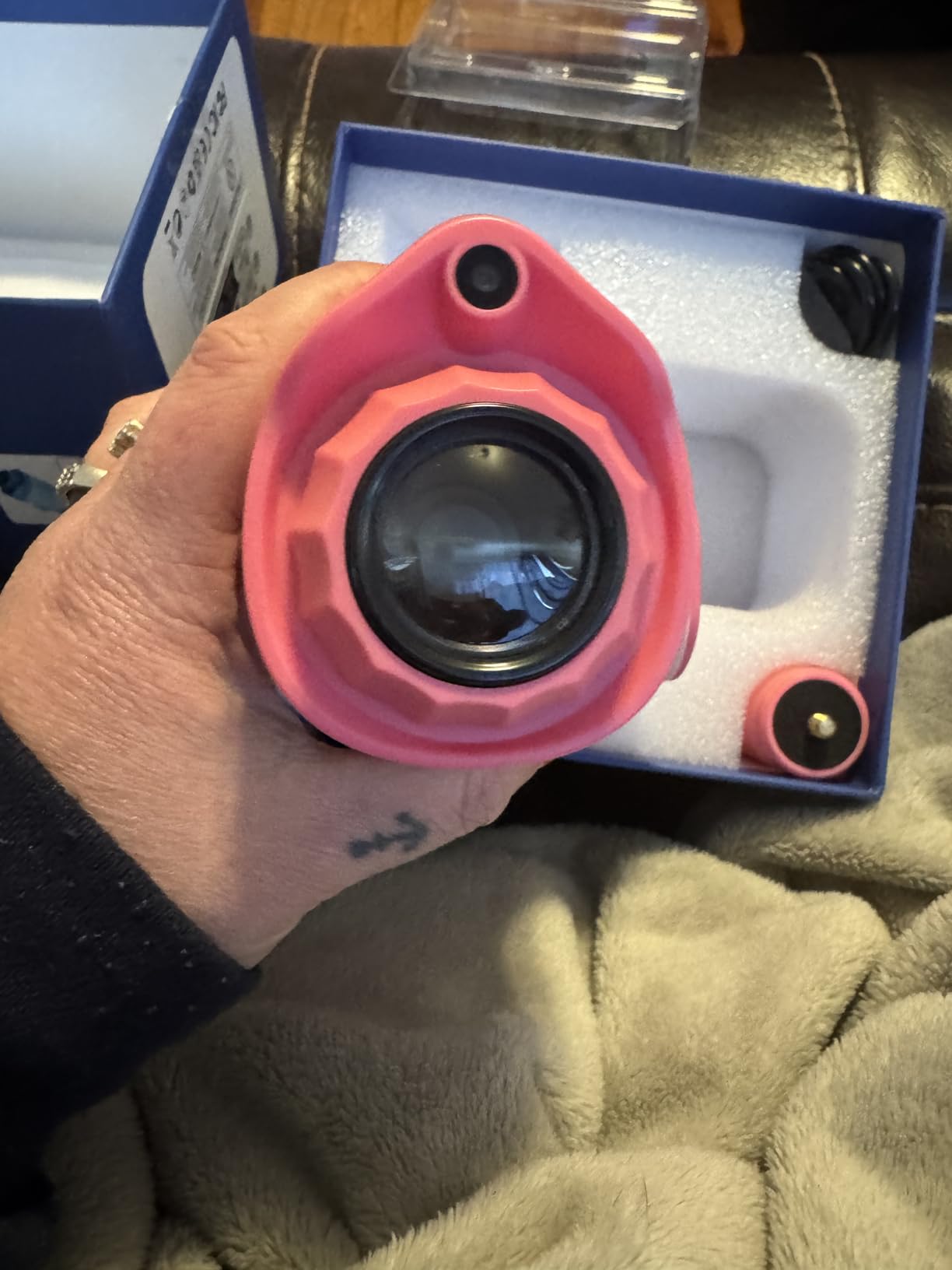 Kids Camera with Projector, 1080P Kids Video Camera, Pink | Kids Recorder with Tripod, Lanyard, 32GB SD Card, Digital Camera for Age 3-12, Christmas Birthday Gifts for Boys Girls customer photo 2
