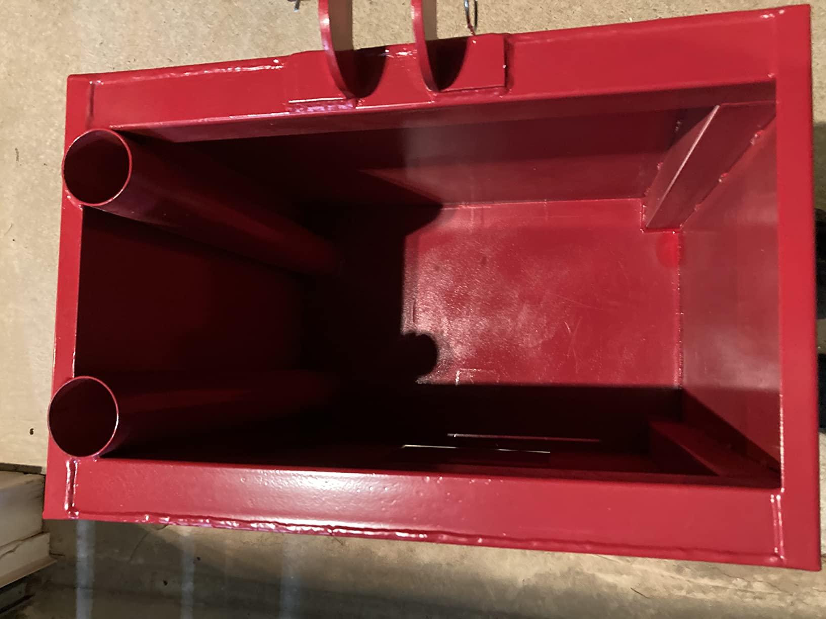 YINTATECH 800lbs 3 Point Capacity Tractor Ballast for CAT1, Red customer photo 2
