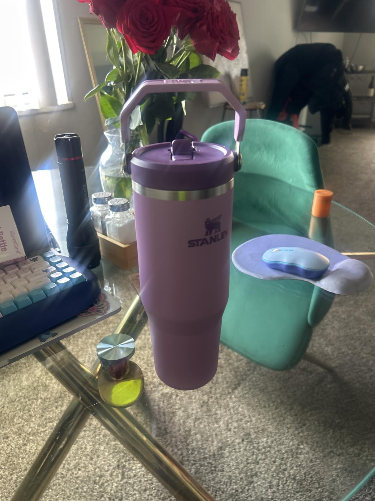 STANLEY IceFlow 2.0 Flip Straw Tumbler, 30 oz, Rose Quartz customer photo 2