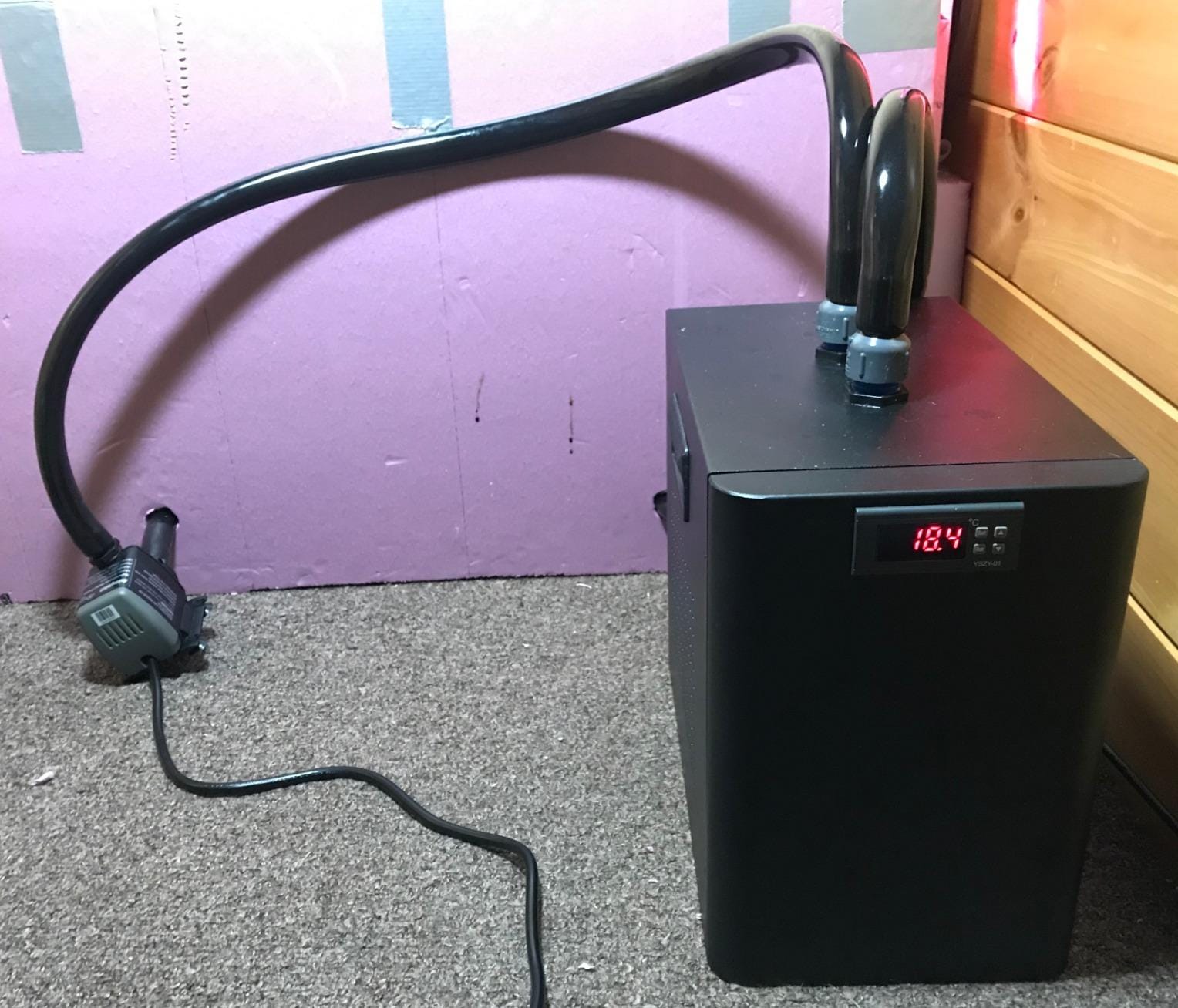 BAOSHISHAN 1/13 HP Aquarium Chiller 26 Gallon Fish Tank Water Chiller customer photo 1