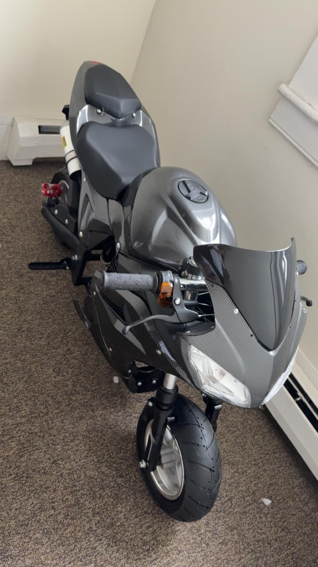 50CC Mini Motorcycle for Adults [Mini Size], 4-Stroke Pocket Bike customer photo 1