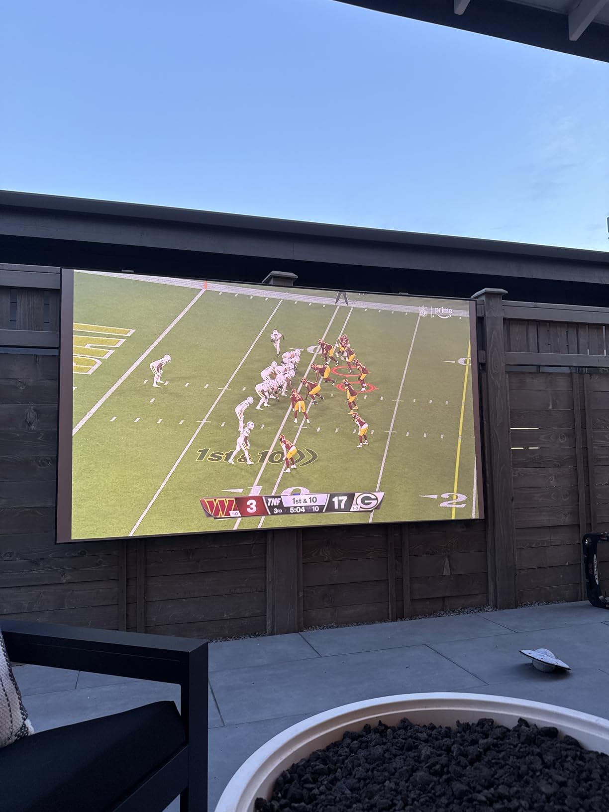 Valerion 120-inch Fresnel ALR Projector Screen, 16:9 Fixed Frame, Daylight Viewing, 1.8 Gain, 85% Ambient Light Rejection (Ceiling & Side), Compatible with Long Throw Projectors customer photo 2