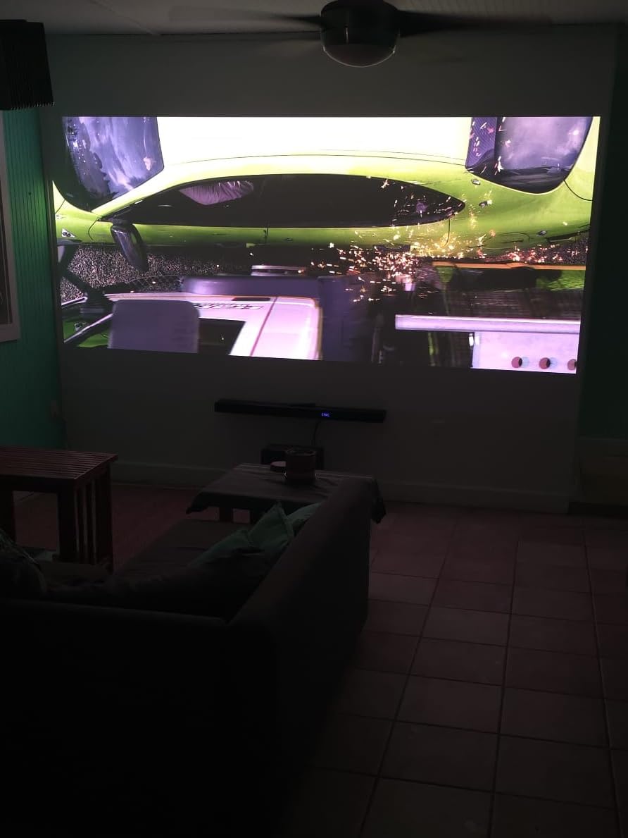 Valerion VisionMaster Pro2 Triple Laser Projector 4K, 15000:1 Contrast, 0.9-1.5x Optical Zoom, 2X Multitasking Power, IMAX, HDR10+, GTV, 4ms Lag-Free Gaming, 3000 ISO Lumens, Google Home, Apple Homekit customer photo 2