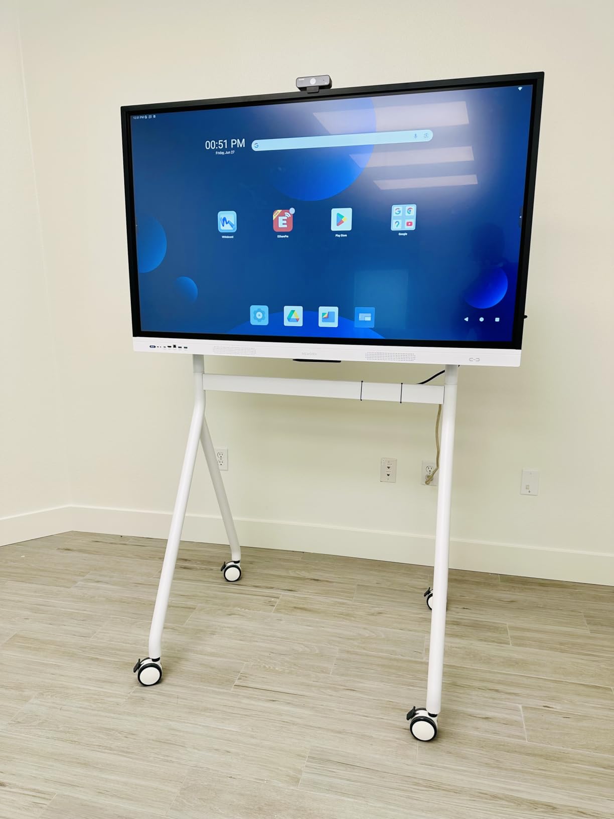 65 Inch 4K Smart Board, Google EDLA-Certified Interactive Whiteboard | Android 14 OS, 50-Point Touch, Wireless Casting, Touchscreen Digital Whiteboard for Classroom Office Home (With Wall Mount) customer photo 1