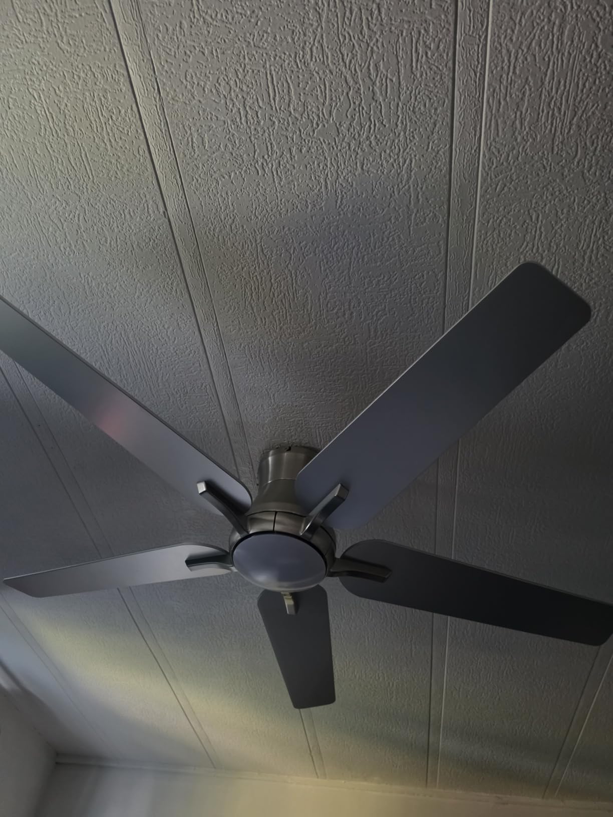OPONL 42 inch Low Profile Ceiling fan with Light and Remote Control | Reversible, 6CCT, Dimmable, Noiseless, Black Ceiling Fan for Bedroom, Indoor/Outdoor Use, Modern customer photo 2
