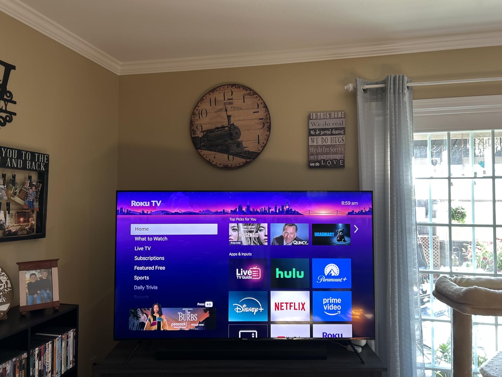 Roku 55-Inch Plus Series Smart TV - 4K QLED Mini-LED TV - RokuTV | Flat Screen Television with Dolby Vision & Wi-Fi for Streaming Live Local News, Sports - Enhanced Voice Remote customer photo 2