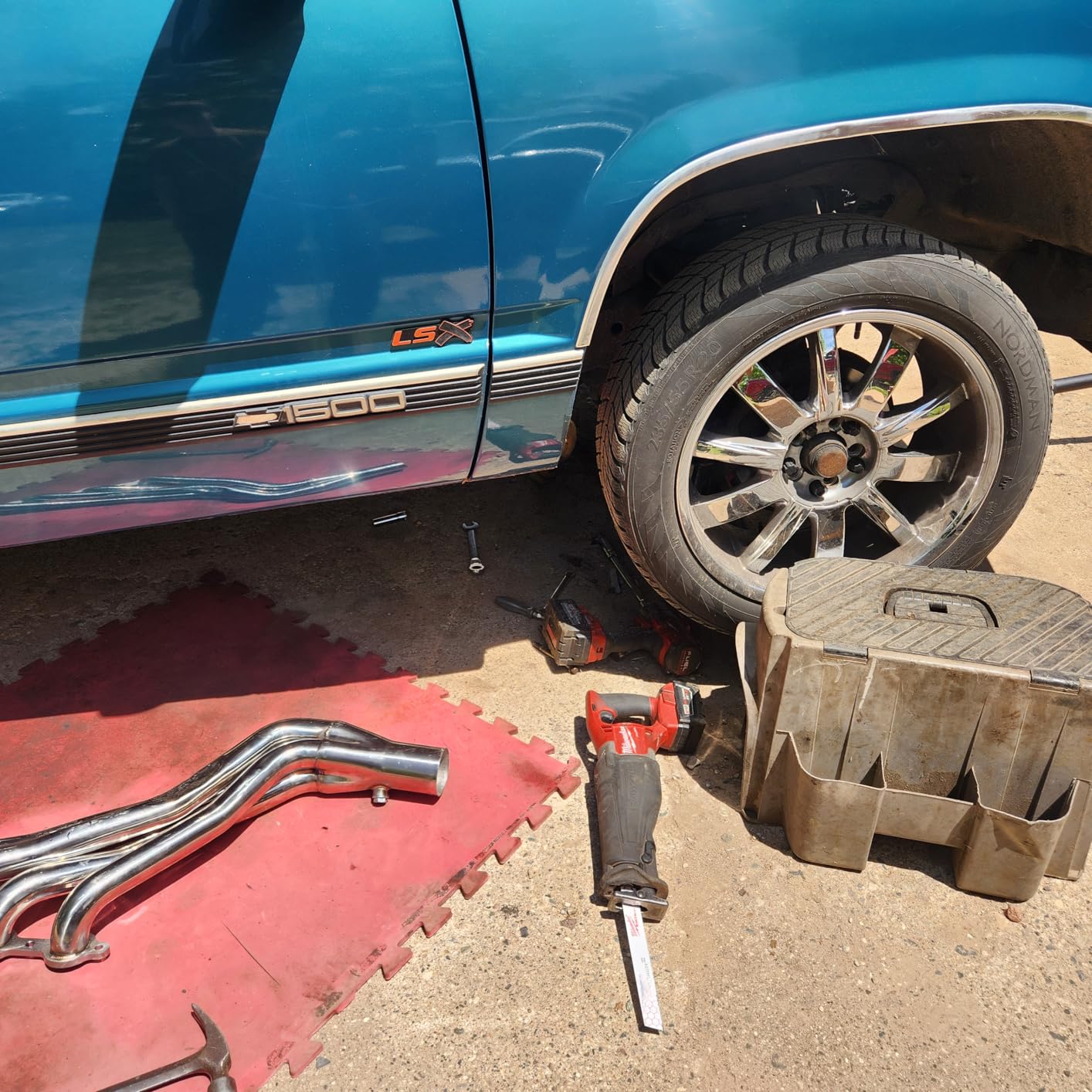 Stainless Steel LS Swap Long Tube Header Replacement for Chevy Silverado customer photo 2