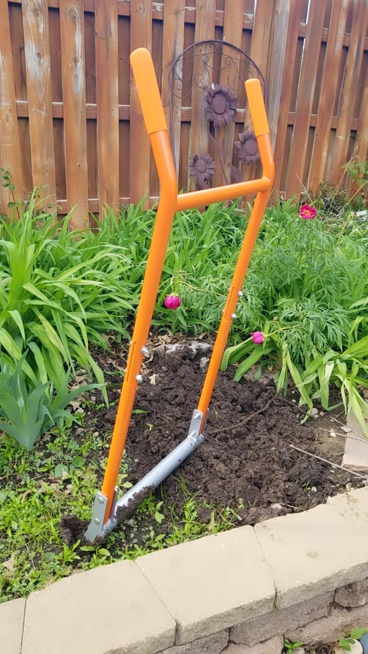Broadfork 5-Tine Broad Fork for Gardening Ergonomic U-Shaped Design customer photo 1