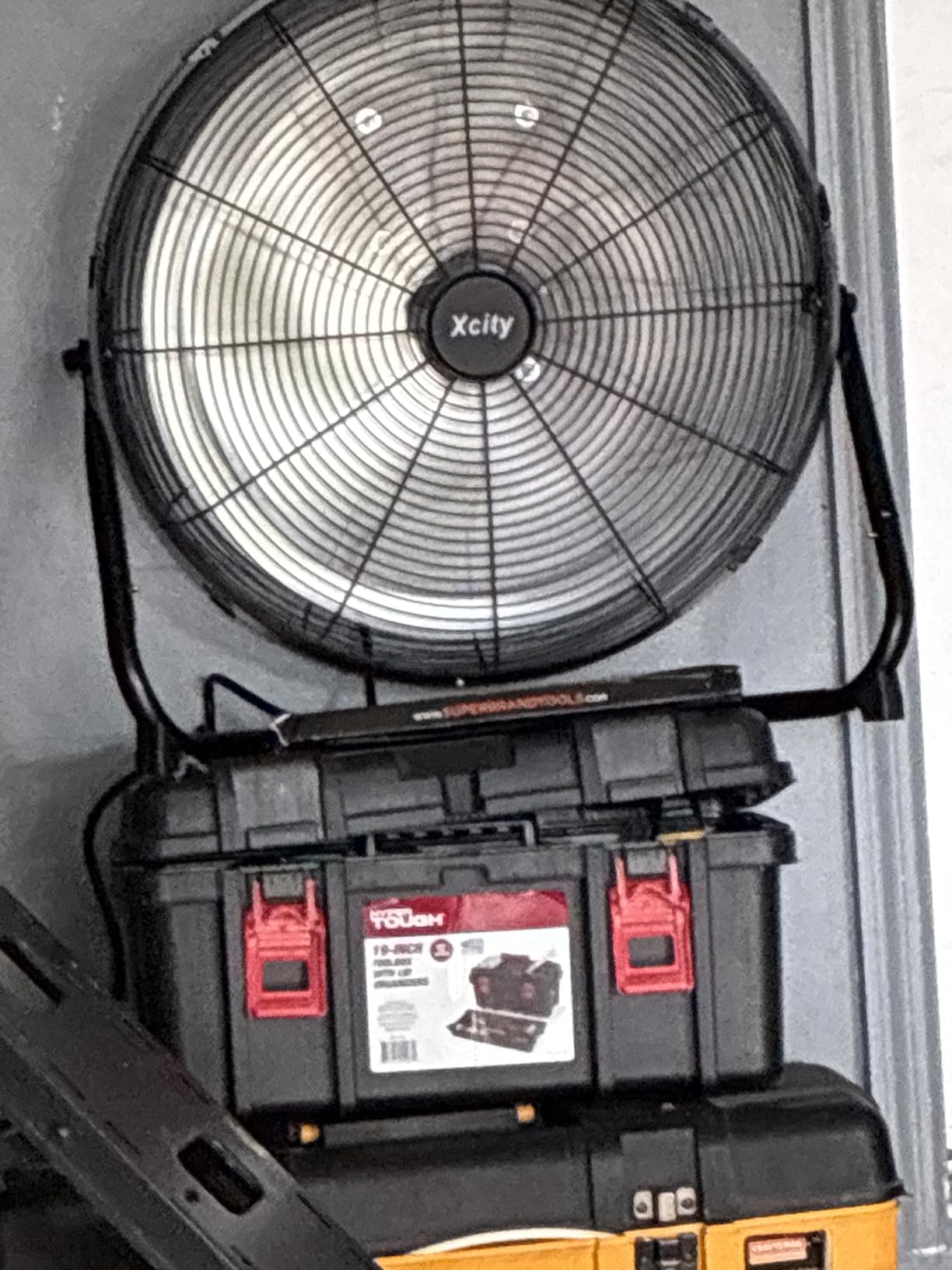 Xcity 20 Inch Metal Industrial Floor Fans, Max 4650 CFM, Heavy Duty High Velocity Fan with 3-speed and 360°Adjustable Tilt, for Warehouse, Workshop, Commercial, Factory, Garage customer photo 1