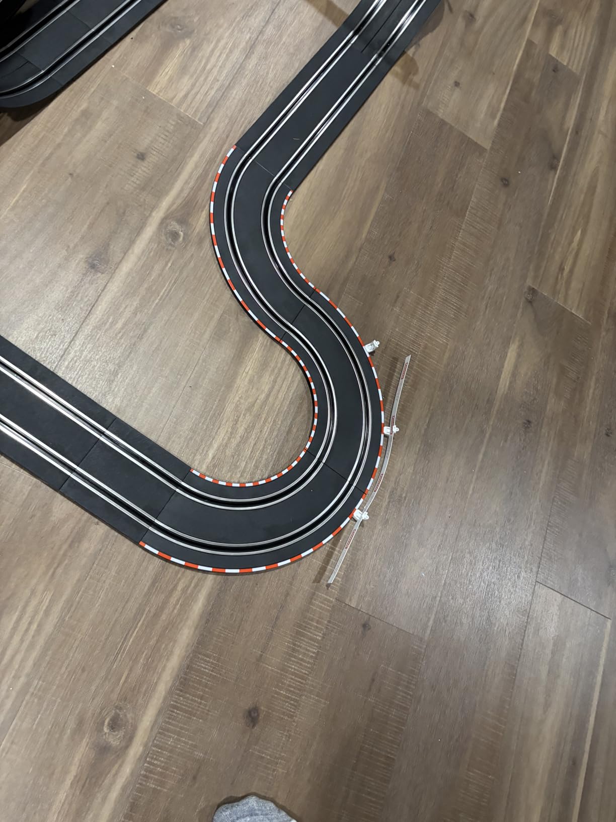 2 in 1 Slot Car Race Track Sets with 4 Slot Cars, 1:43 Electric Car Track for Boys, Dual Racing Game Lap Counter Circular Slope Track Sets, Birthday Gifts Toys for Boys Kids Ages 6 7 8 9 10 11 12 customer photo 1