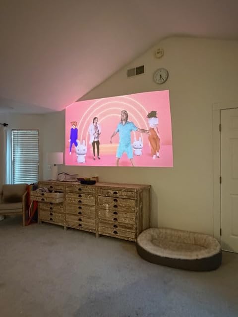 Optoma ML1080UST 1080p Photon Go Ultra Short Throw Full HD LED Triple Laser DLP Google TV Smart Projector customer photo 1