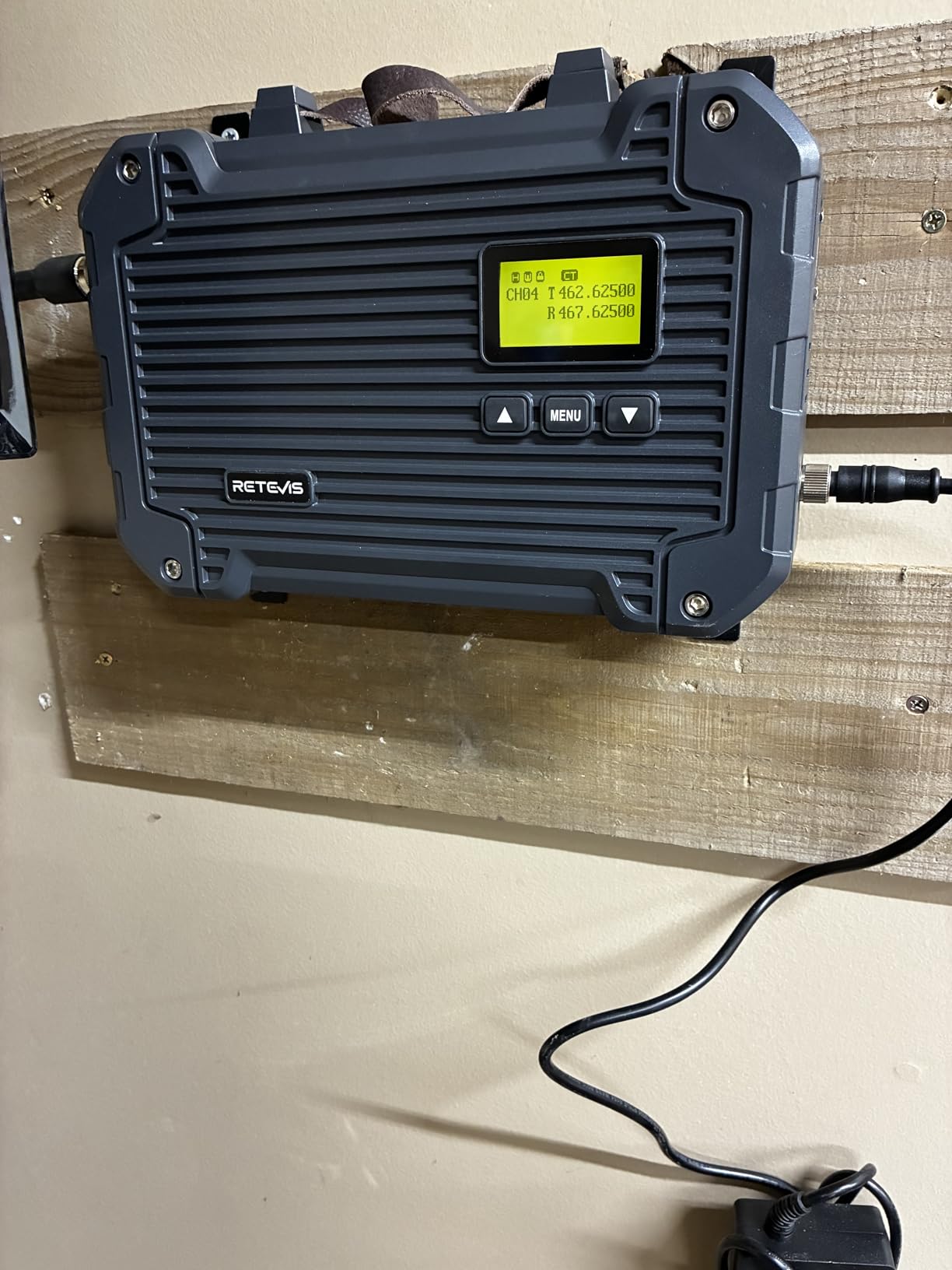 Retevis RT97L GMRS Repeater, Long Range Base Station for Emergency (1 Pack) | IP66 Waterproof, High Power Repeater, DB-9, Raspberry Pi, LCD Screen, Farm & Remote Area Use, Emergency, Manufacturing Plant customer photo 1