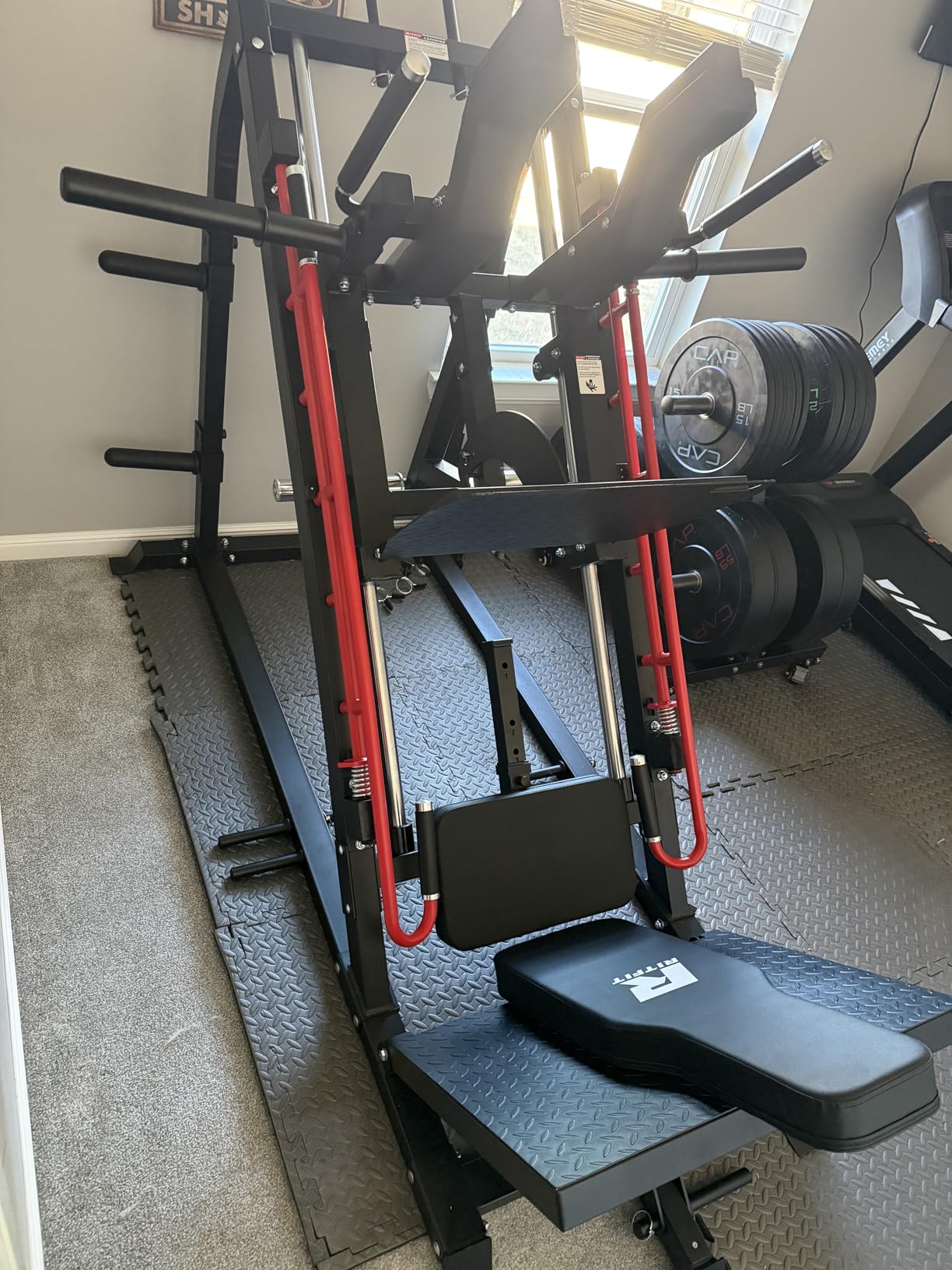 RitFit Gazelle Pro 3-in-1 Leg Press & Hack Squat Machine, 2000LB Capacity customer photo 1