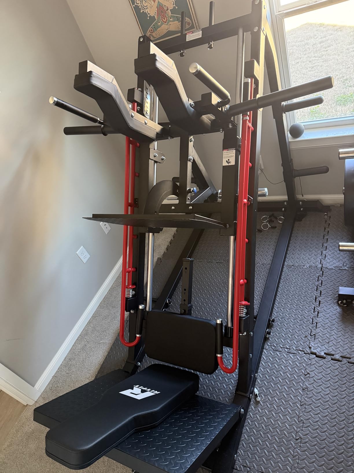 RitFit Gazelle Pro 3-in-1 Leg Press & Hack Squat Machine, 2000LB Capacity customer photo 2