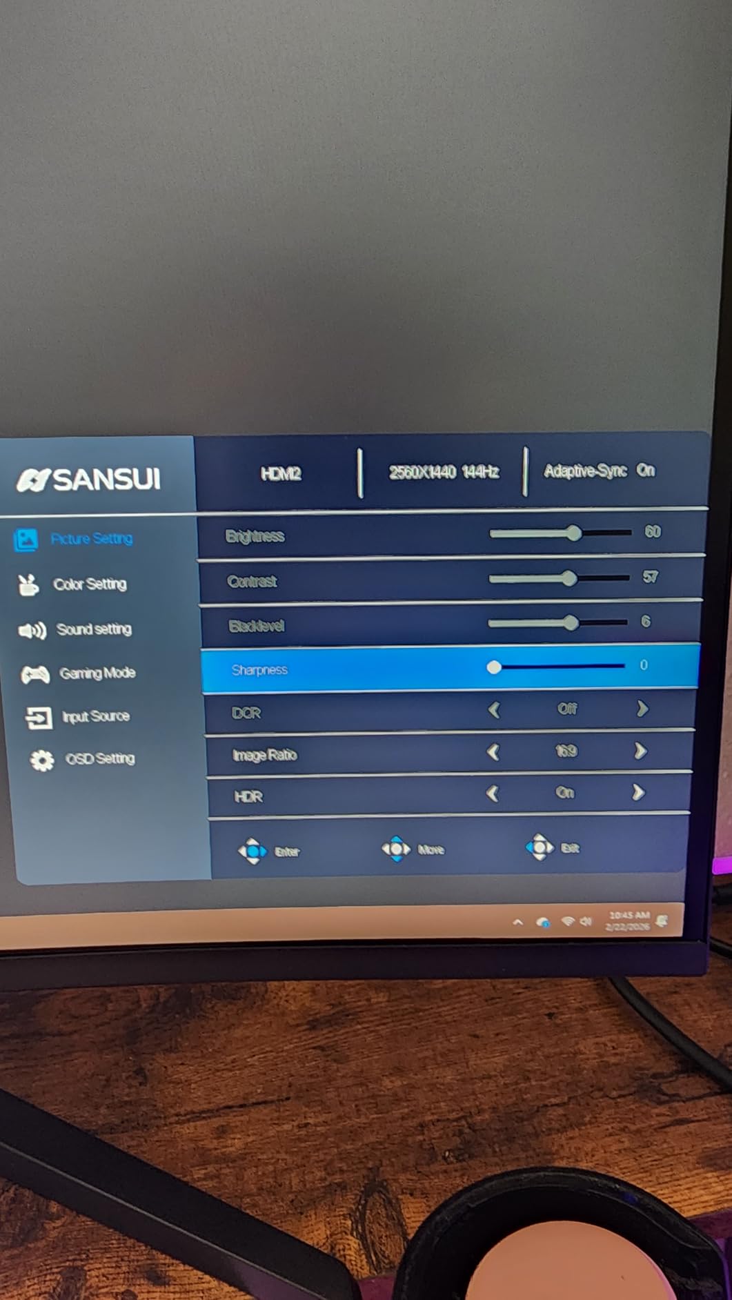 SANSUI 27 Inch Curved 240Hz Gaming Monitor FHD 1080P, 1500R Curve Computer Monitor, 130% sRGB, 4000:1 Contrast, HDR, FreeSync, MPRT 1Ms, Low Blue Light, HDMI DP Ports, Metal Stand, Cable Incl. customer photo 1