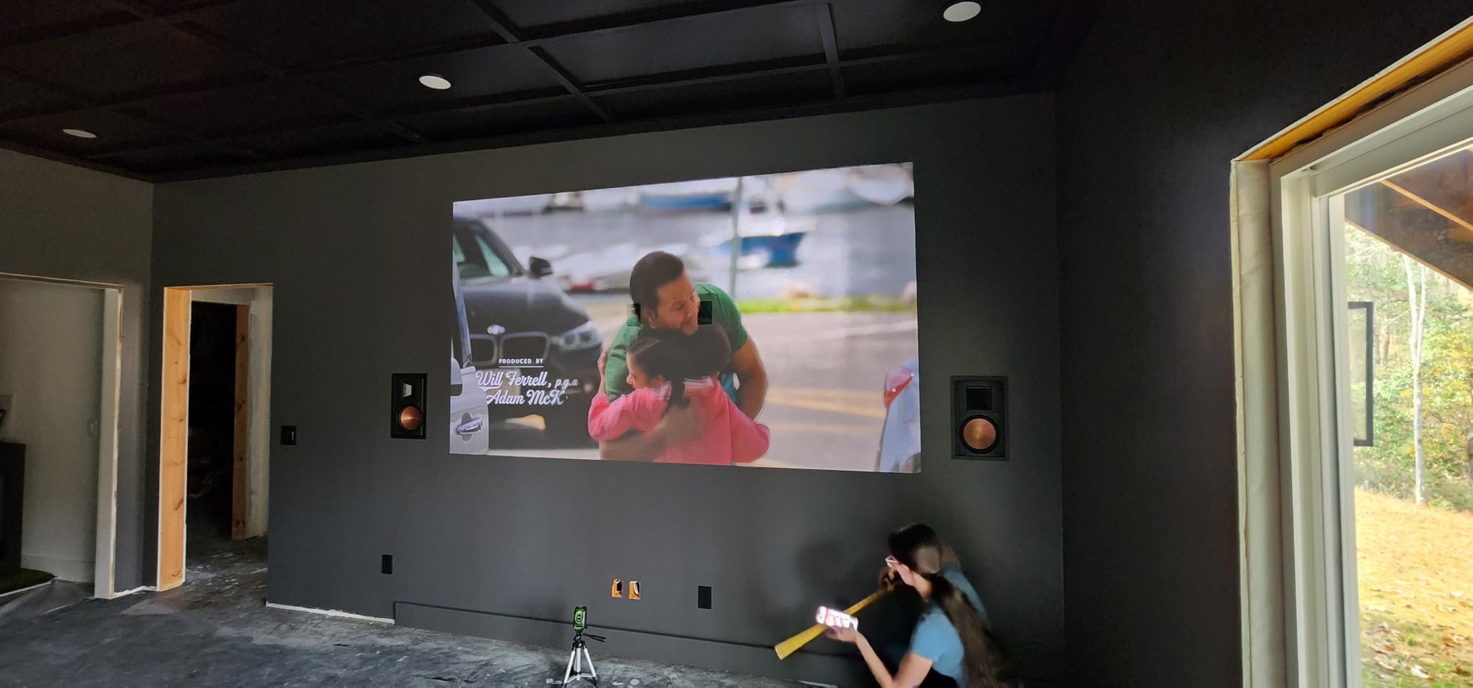BenQ W4100i 4K HDR Smart Home Theater Projector 3200 Lumens, REC 709, 100% DCI-P3, HDR10+, Factory Calibrated, Android TV with Netflix, 4-Way Lens Shift, 3 yr warranty customer photo 1