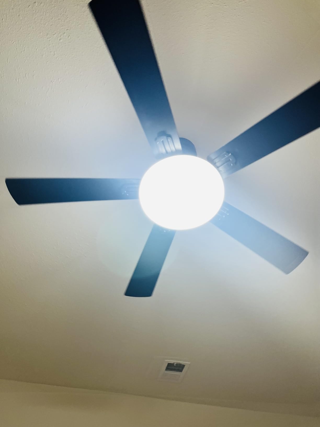 Passky 52 Inch Black Sleek Ceiling Fans with Lights, Remote Control | 3-color dimmable light, quiet reversible DC motor, easy install, memory, Timer, APP, bedroom, covered outdoor areas customer photo 2