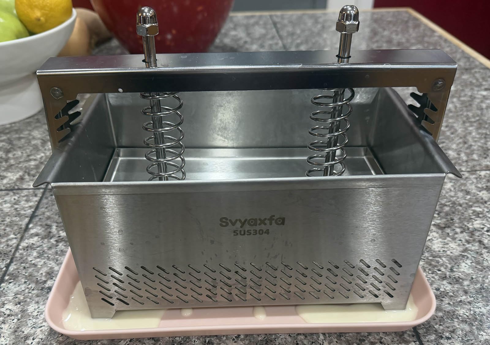 Tofu Press Stainless Steel Paneer Maker & Cheese Press,Paneer Press customer photo 2