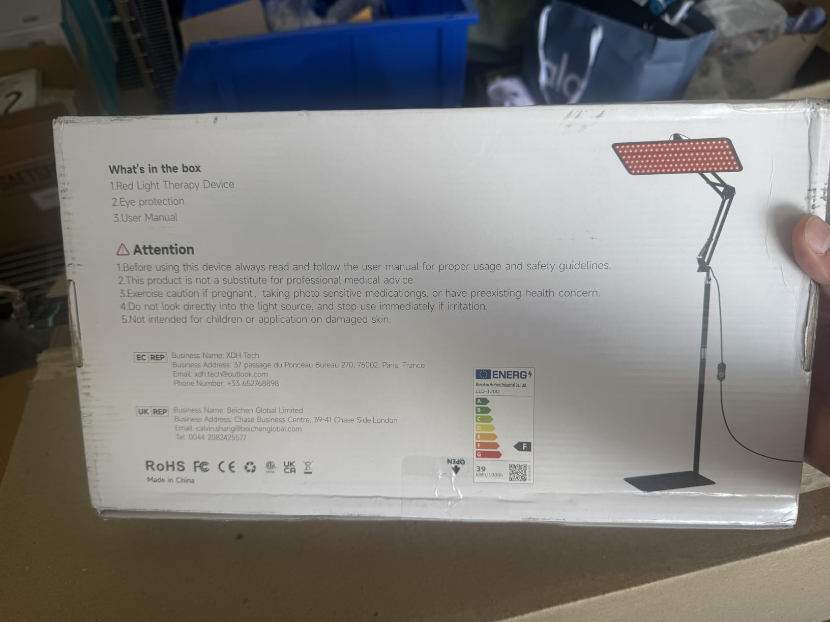 Morfone Red Light Therapy for Body Face Tri-Wavelength 660nm, 850nm, 940nm customer photo 1