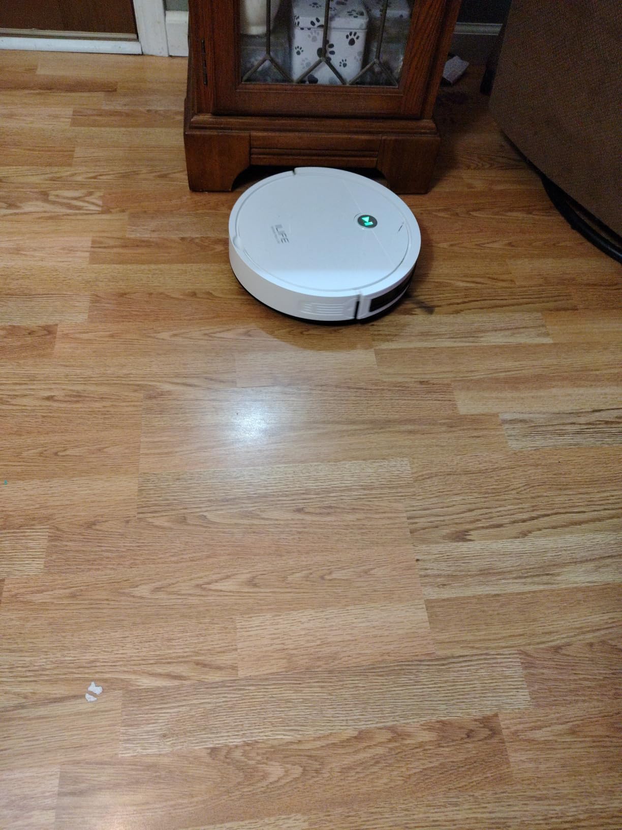 ILIFE V2 Robot Vacuum Cleaner, Tangle-Free Suction, White | 120 Mins Runtime, Slim, Self-Charging Robotic Vacuum Cleaner, Ideal for Pet Hair and Hard Floors customer photo 2