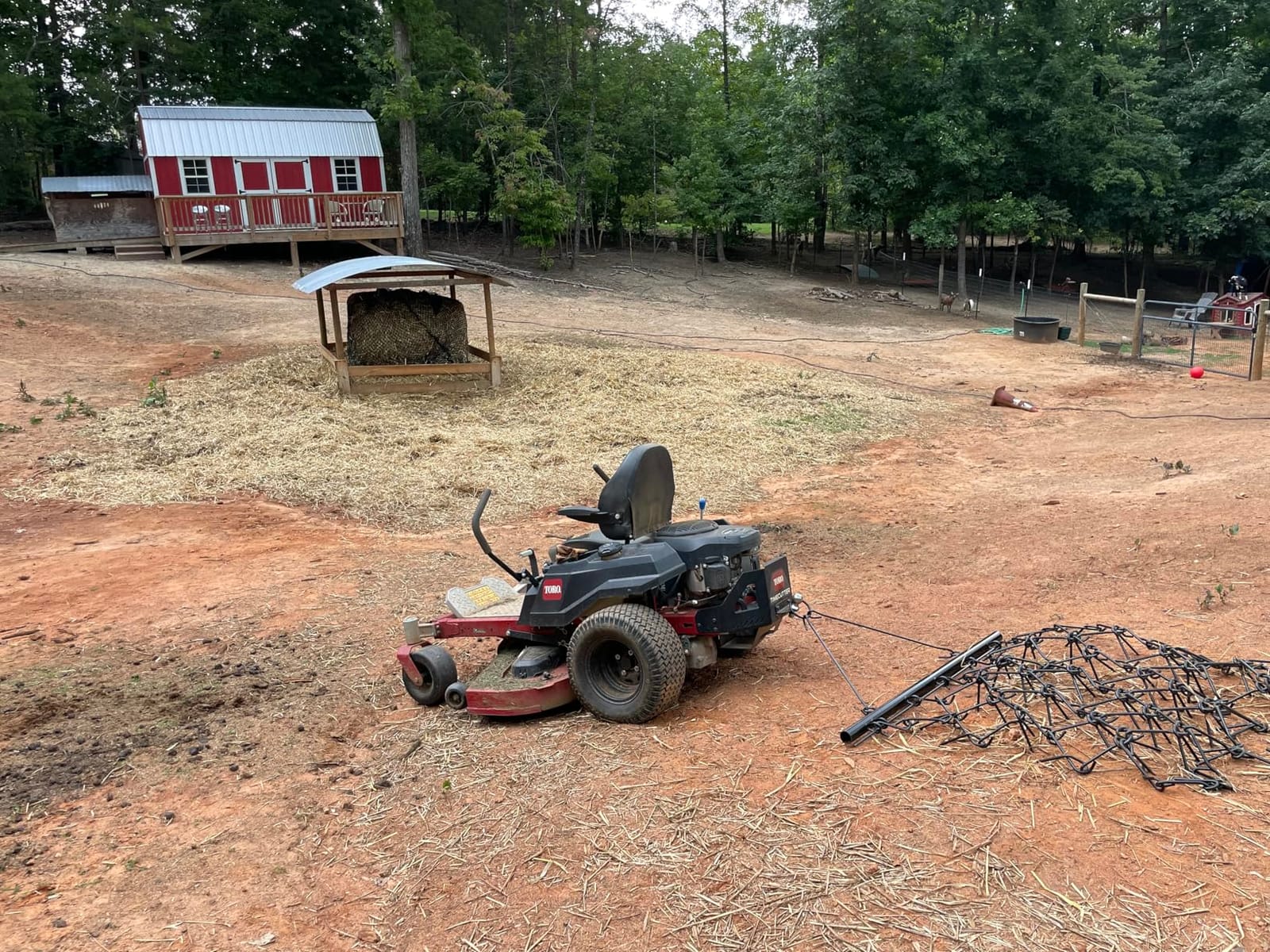 VEVOR Drag Harrow 4 ft x 4 ft Durable Chain Harrow with 69 Sharp Teeth customer photo 1