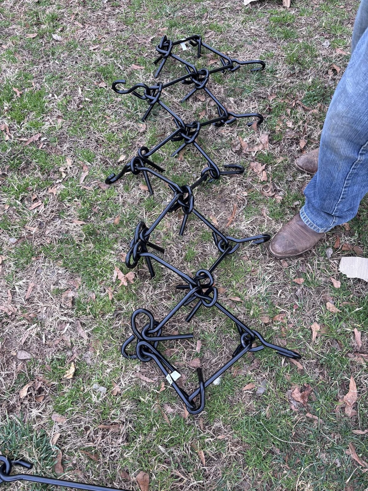 VEVOR Drag Harrow 4 ft x 4 ft Durable Chain Harrow with 69 Sharp Teeth customer photo 2