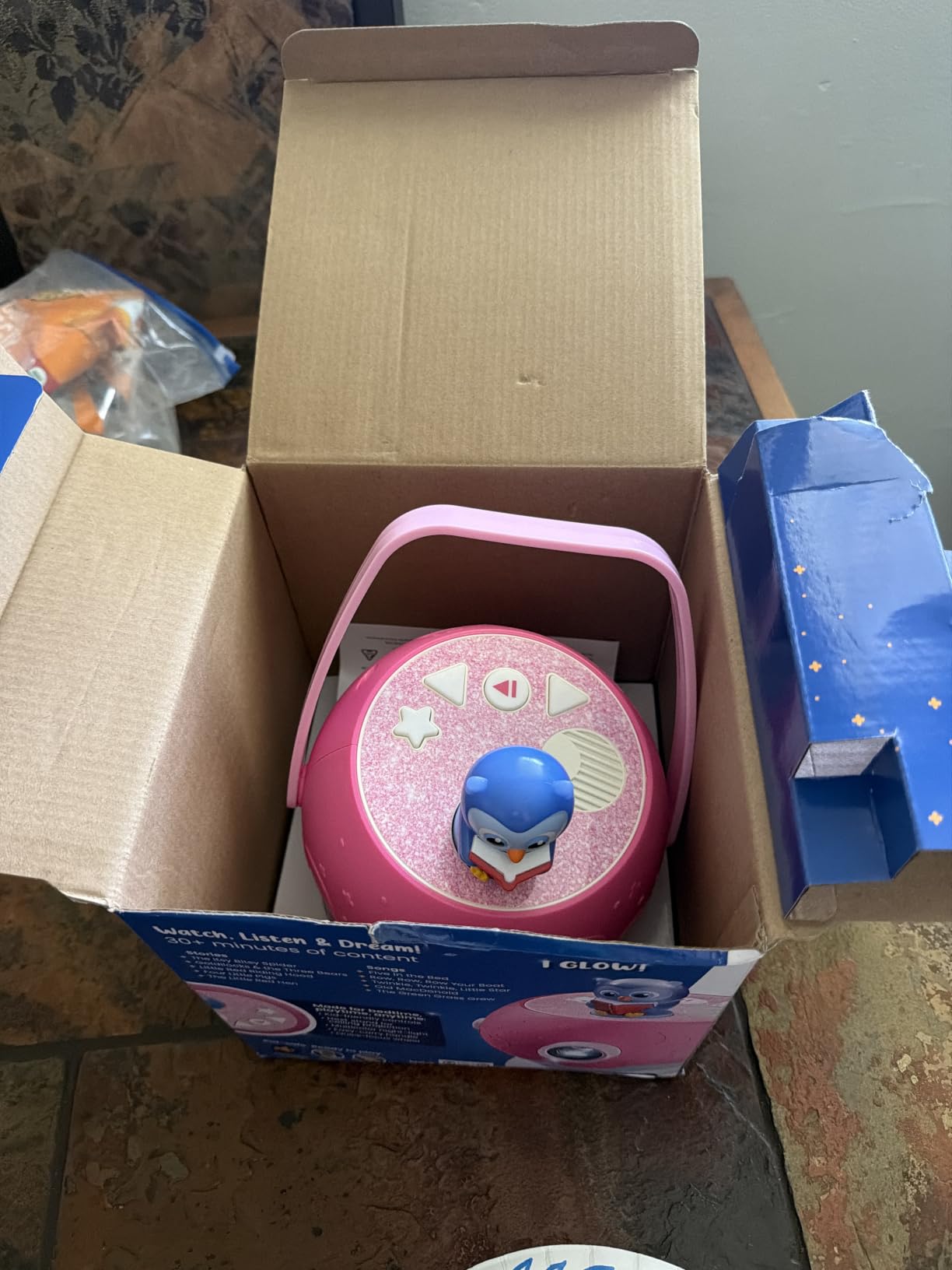 Kids Book Projector - 5 Read-Aloud Stories, 5 Songs, Night Light & Soothing Dream Music | Children Ages 3+ Storytime Projector customer photo 1